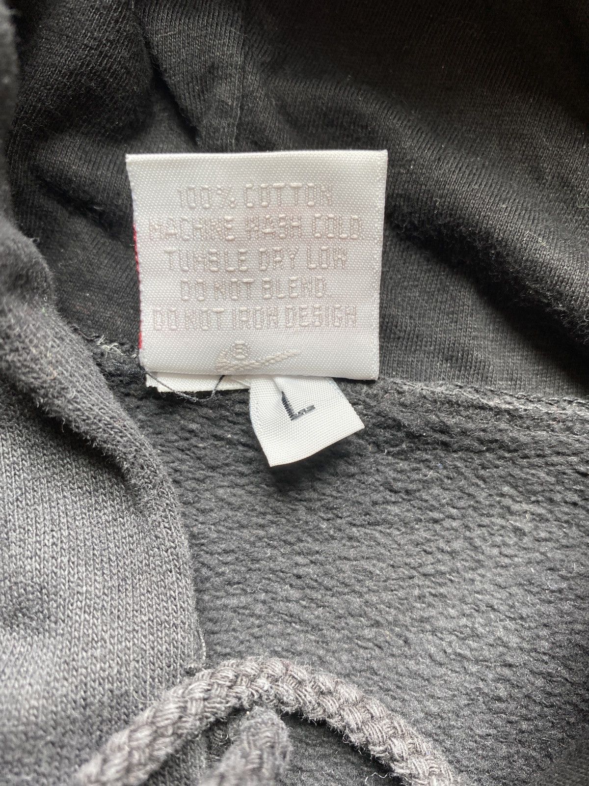 Nike × Vintage 80s Vintage Nike Hoodie Embroidered Sz L Size US L / EU 52-54 / 3 - 9 Thumbnail