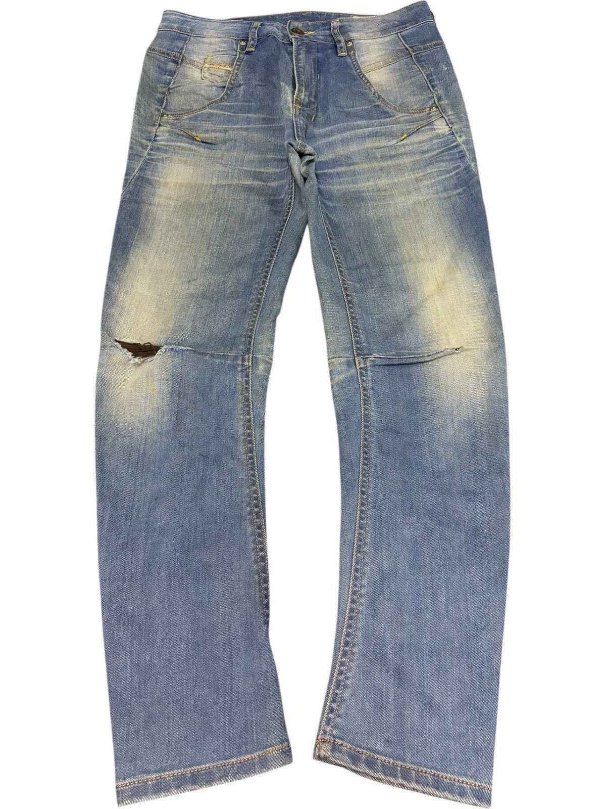 Diesel Vintage Diesel Fayza Mud Wash Distressed Jeans Size 29" - 1 Thumbnail