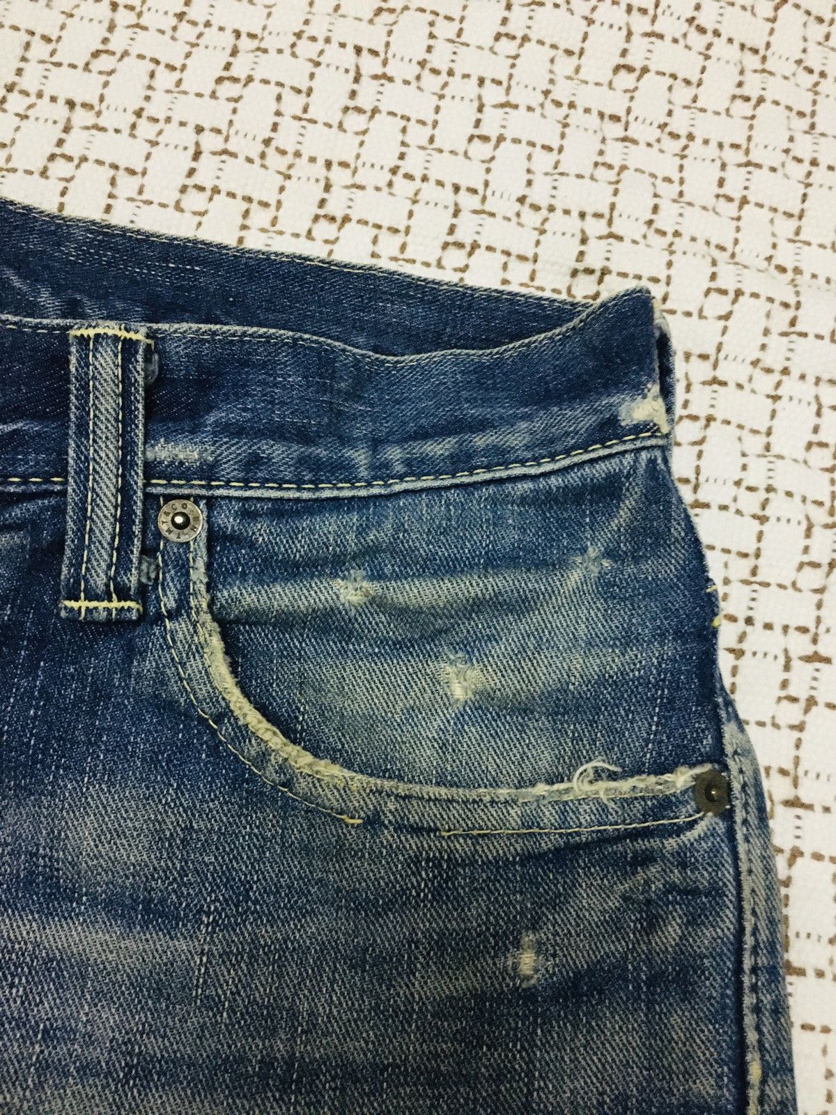 TMT TMT Japan Distressed Jeans (17) Size US 32 / EU 48 - 9 Thumbnail