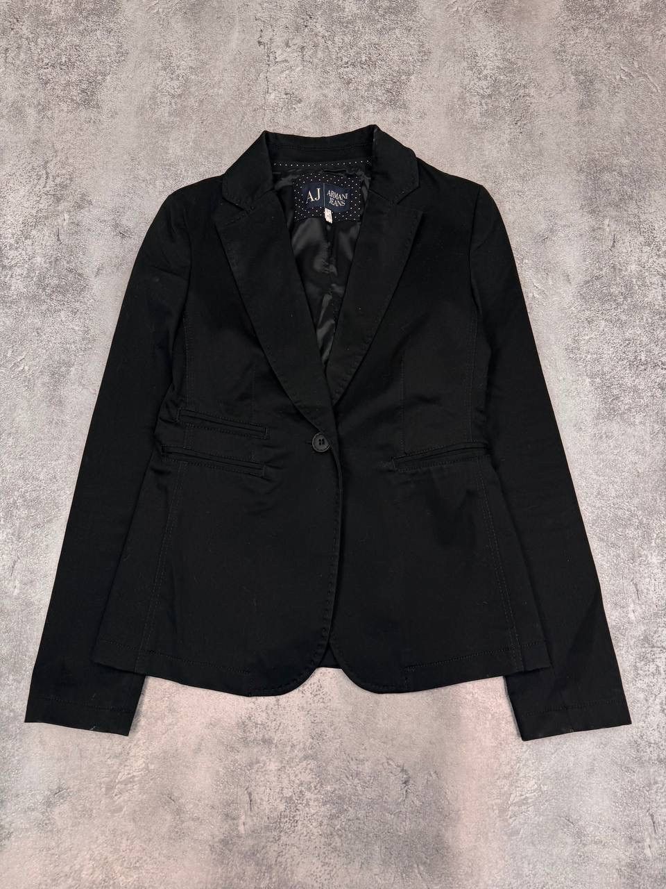 Armani Armani Jeans Women's Blazer Black Size L Size L / US 10 / IT 46 - 1 Thumbnail