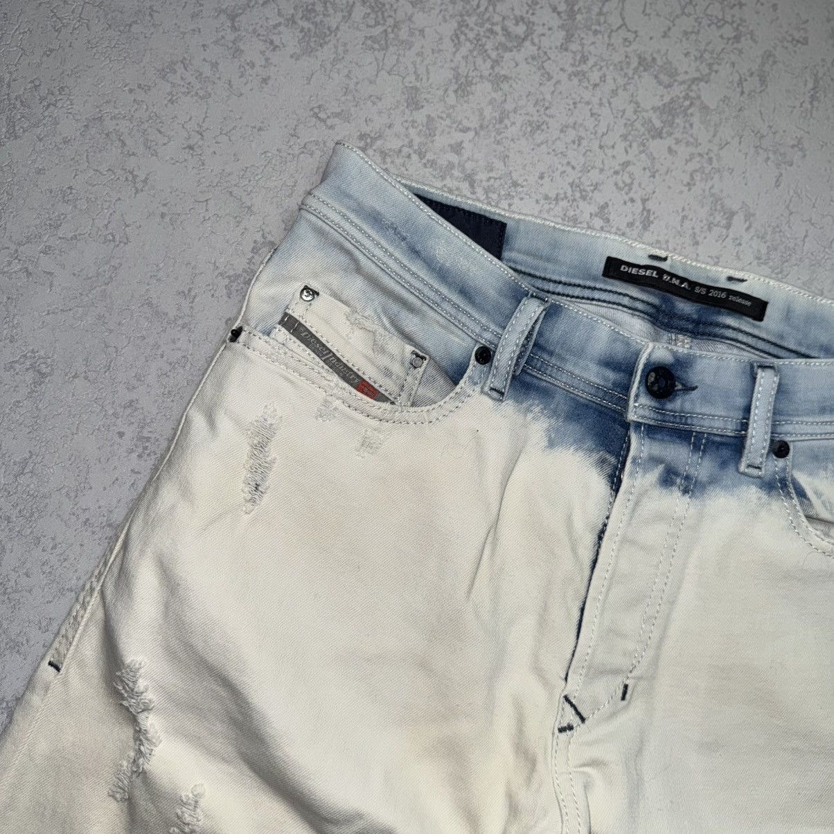 Diesel RARE Diesel Distressed Tepphar Slim Jeans Size US 31 - 6 Thumbnail