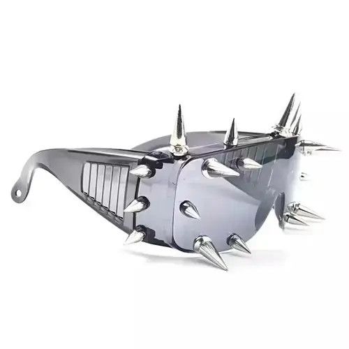 Other Spiked Sunglasses Y2K Size ONE SIZE - 2 Thumbnail