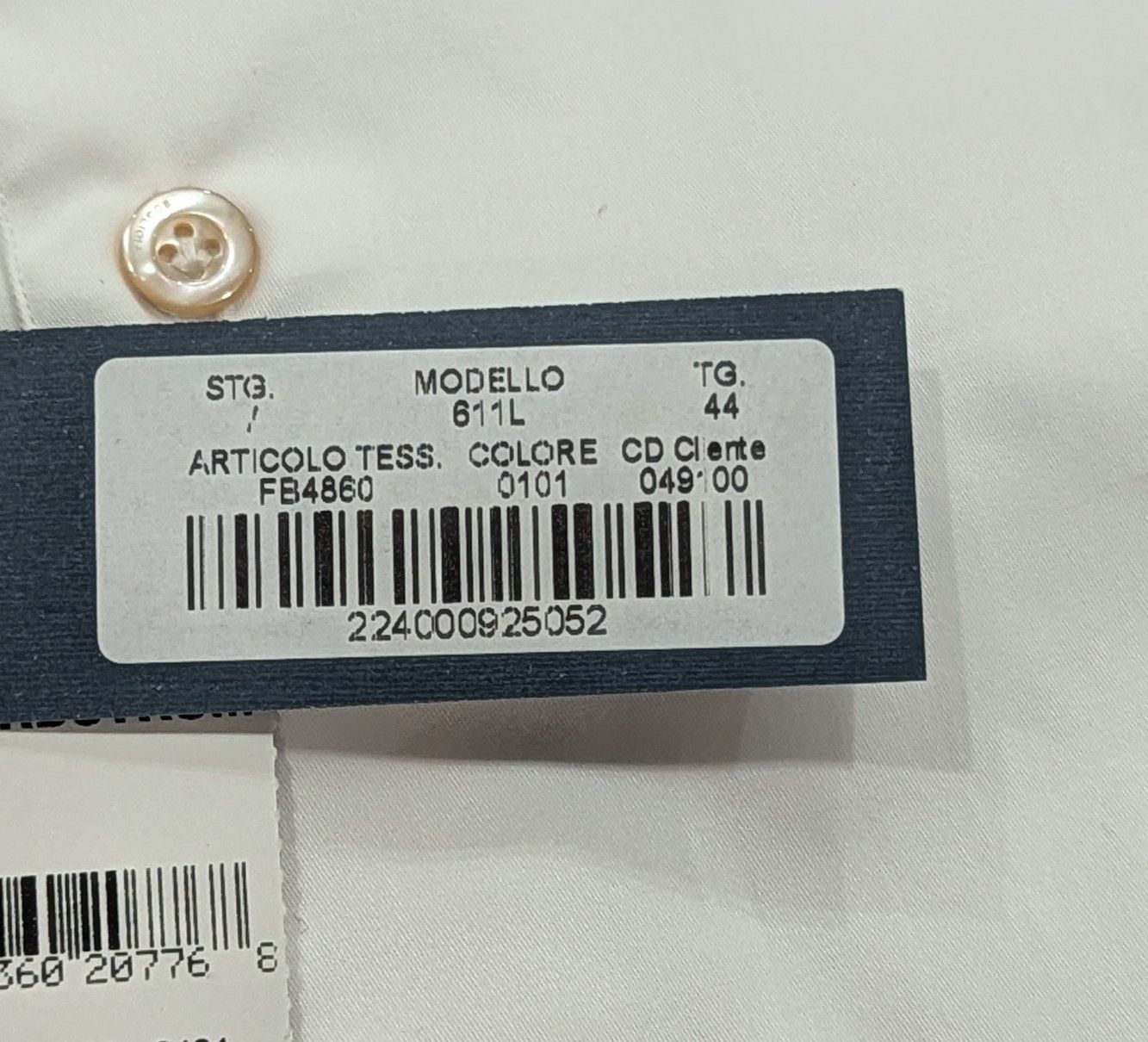 Boglioli Mens Boglioli Cotton Tuxedo Shirt White 44 US 17.5 Size US XL / EU 56 / 4 - 7 Thumbnail