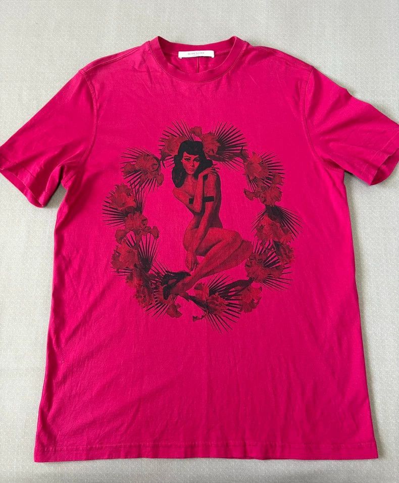 Givenchy Givenchy Givenchy Printed Short Sleeve TShirt -2507 Size L / US 10 / IT 46 - 2 Thumbnail