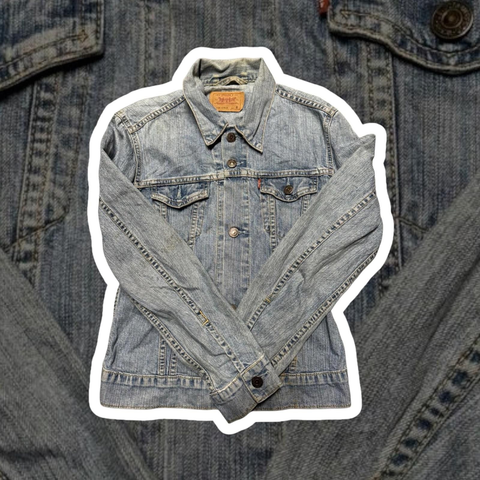 Designer Levi's Vintage Denim Jacket for Girls - Size S Size US S / EU 44-46 / 1 - 1 Thumbnail