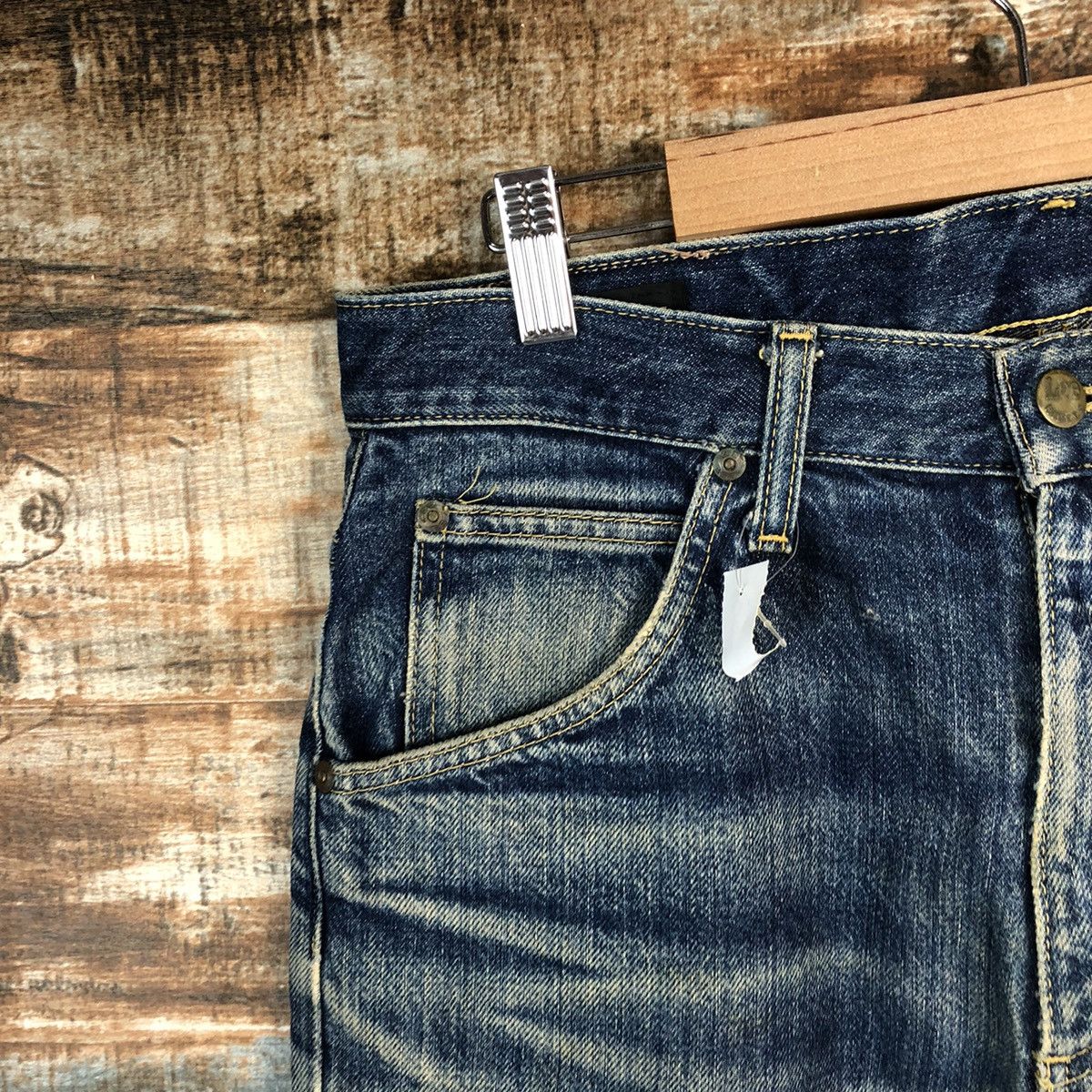 Lee DL Lee Riders Blue Distressed Denim Pants #C092 Size US 30 / EU 46 - 7 Thumbnail