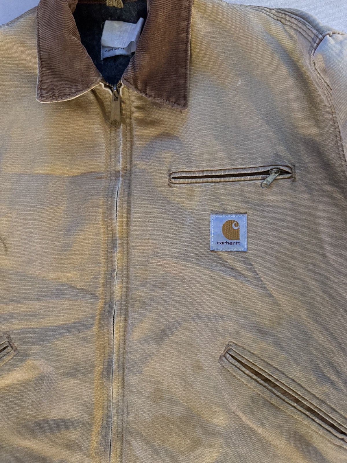 Carhartt Vintage Carhartt Detroit Jacket Blanket Lined Tan Brown USA Size US S / EU 44-46 / 1 - 3 Thumbnail
