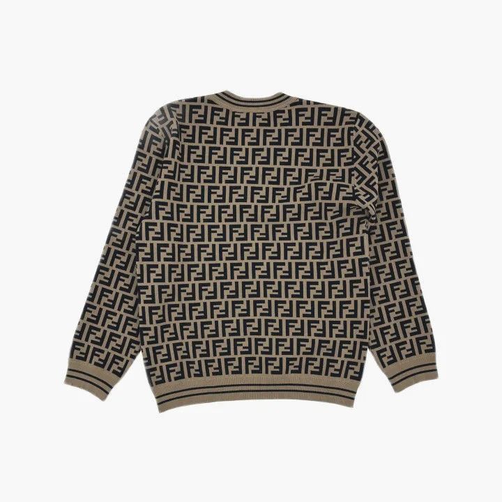 Fendi Fendi Kids Brown Logo Sweater FW23 -2507 Size US M / EU 48-50 / 2 - 3 Thumbnail