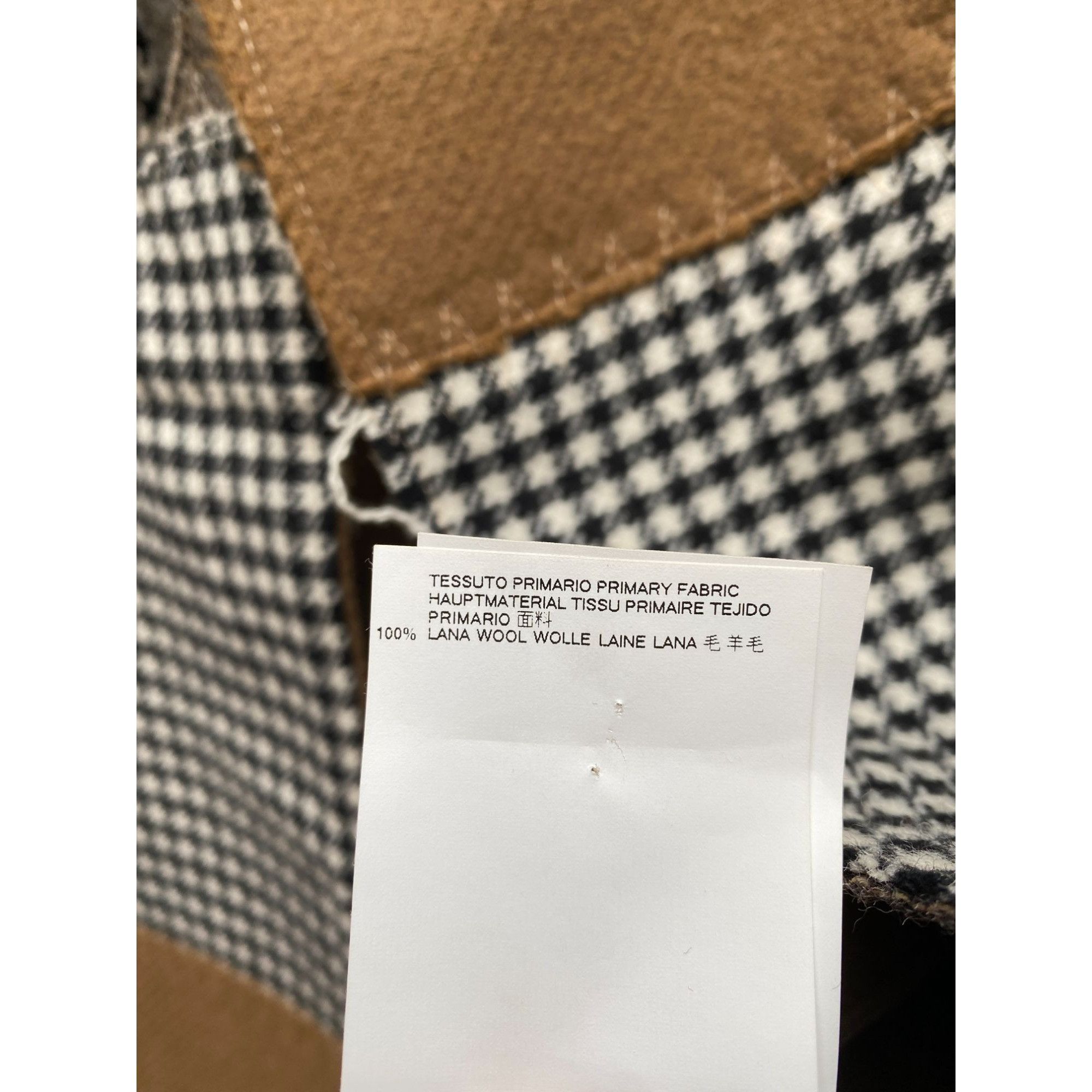 Maison Margiela 1/1 Sample FW 2017 Patchwork Wool Coat Size US M / EU 48-50 / 2 - 10 Thumbnail