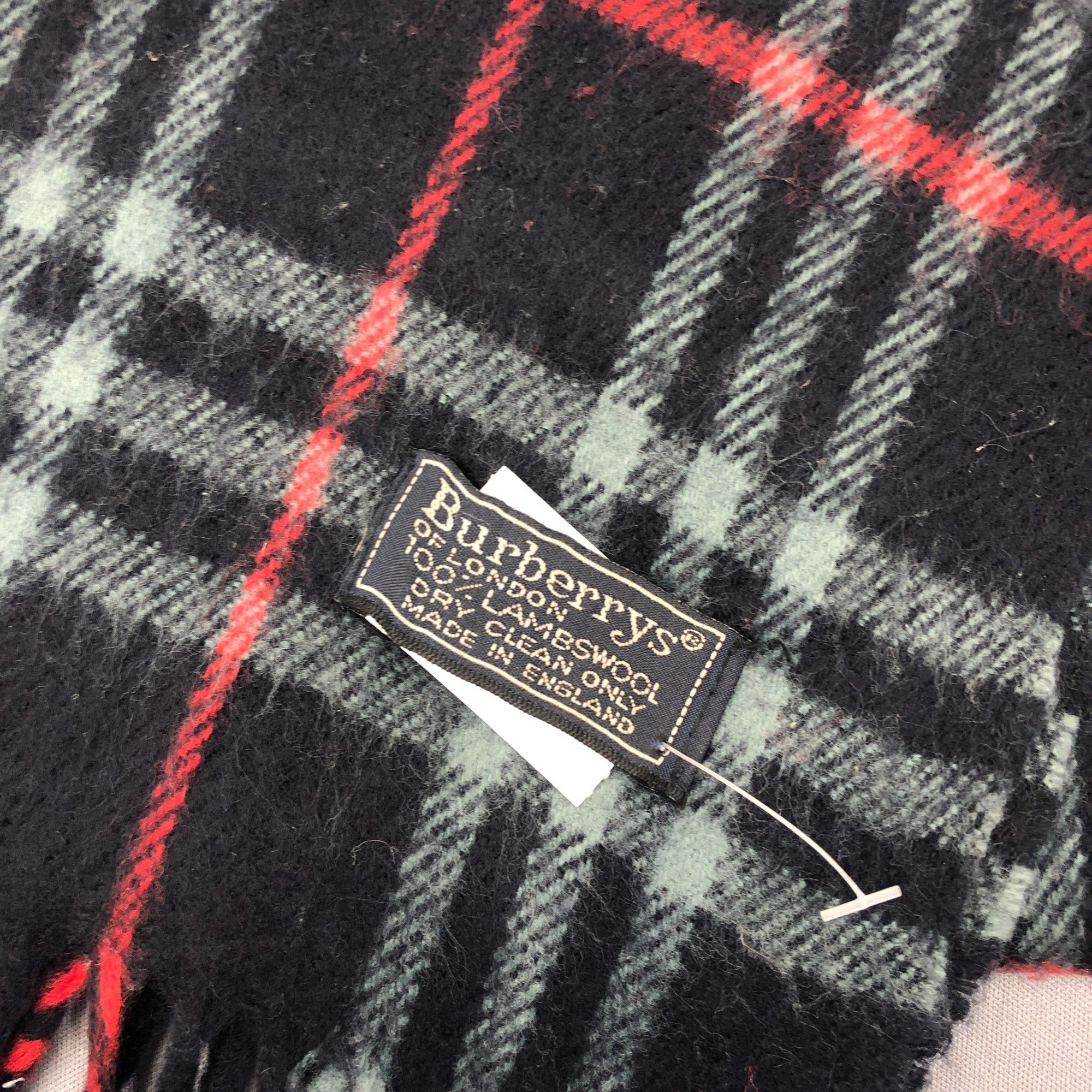 Burberry Vintage Burberry Scarf Muffler Wool Cashmere Scarves Size ONE SIZE - 4 Thumbnail