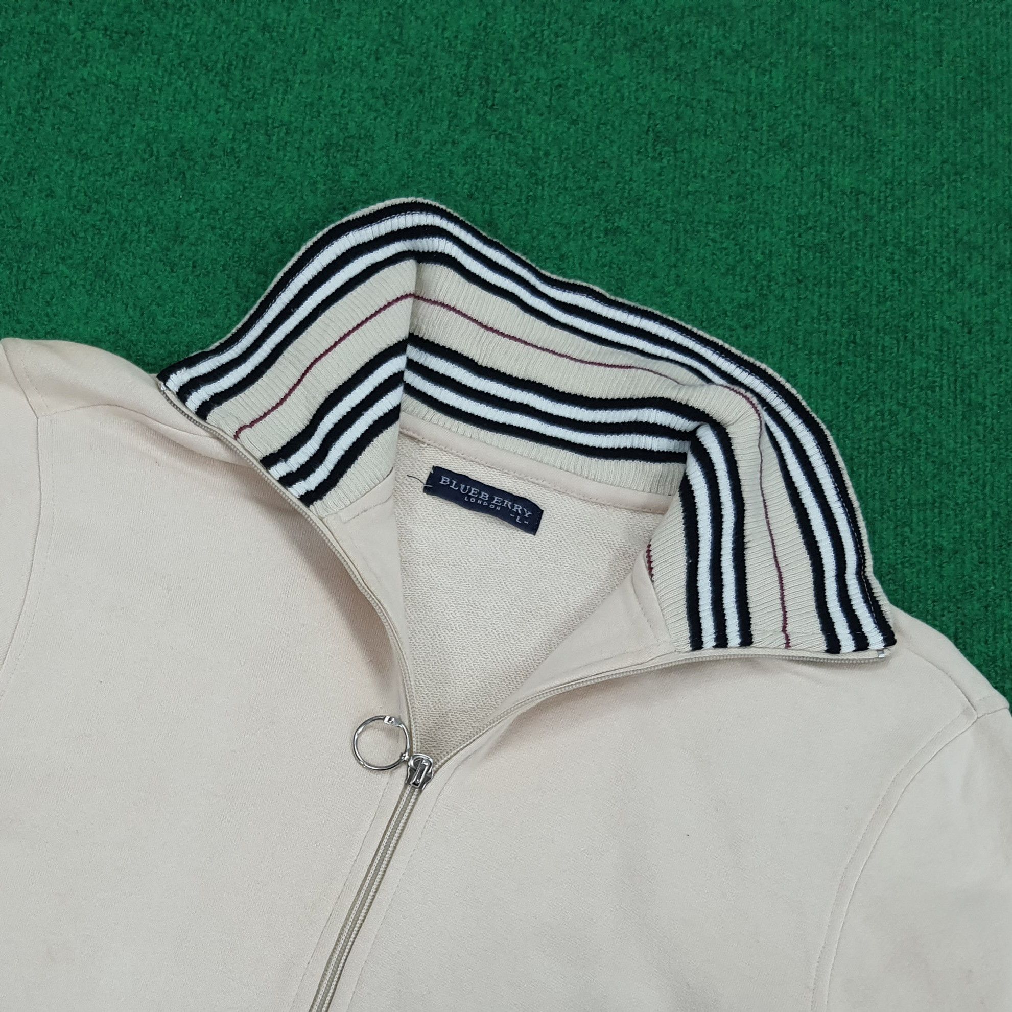 Burberry × Designer Vintage Burberry Zipper Sweatshirts Size US S / EU 44-46 / 1 - 4 Thumbnail