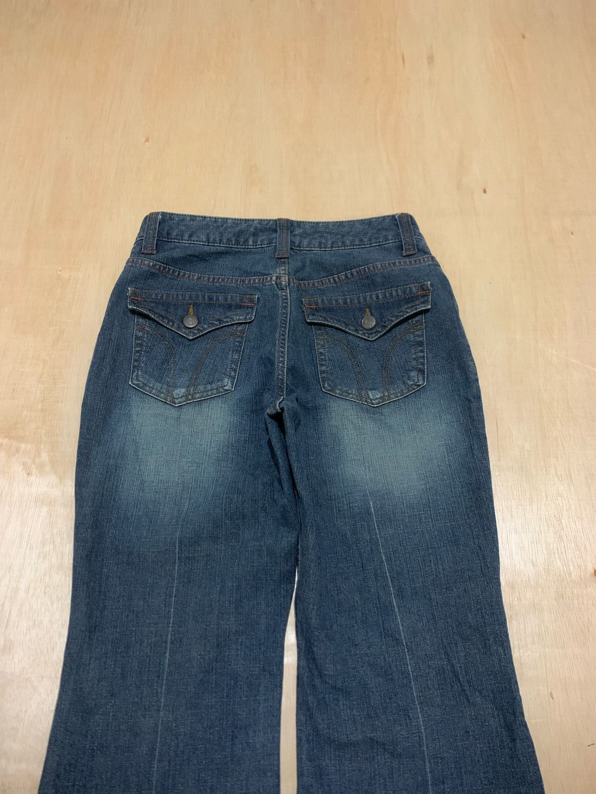 14th Addiction × 20471120 × Japanese Brand Vintage Flare Jeans Ecox Eco-Lifestyle Bootcut Size US 29 - 2 Thumbnail