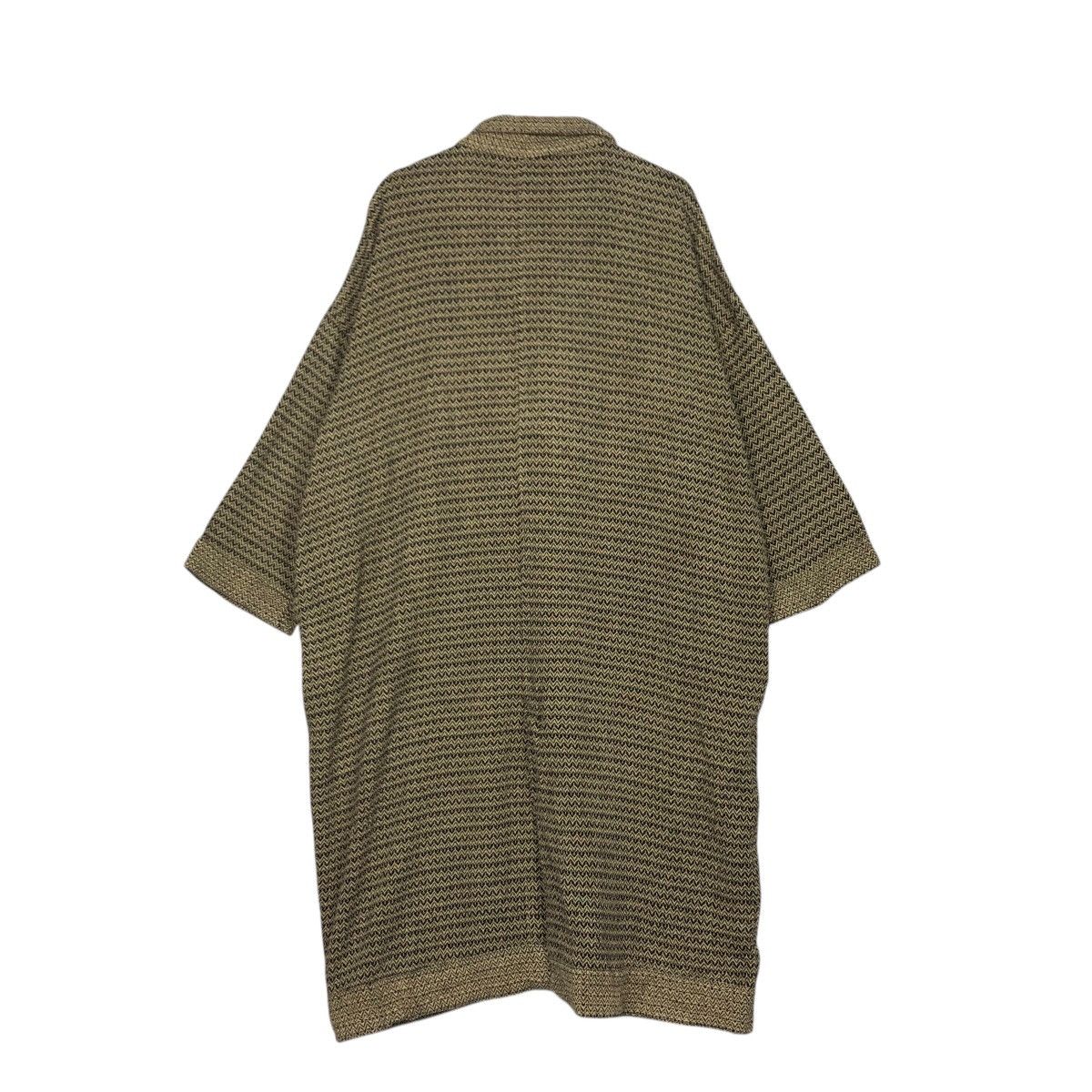 Japanese Brand × Vintage 📌Vintage Long Jacket Herringbone Unbranded Issey Miyake Size US M / EU 48-50 / 2 - 10 Thumbnail