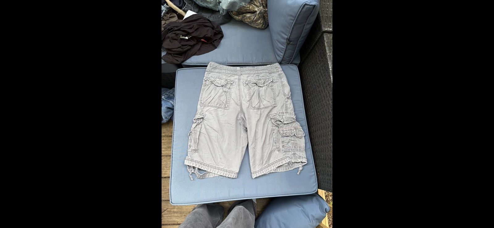Union LA Union cargo grey shorts Size US 31 - 2 Thumbnail
