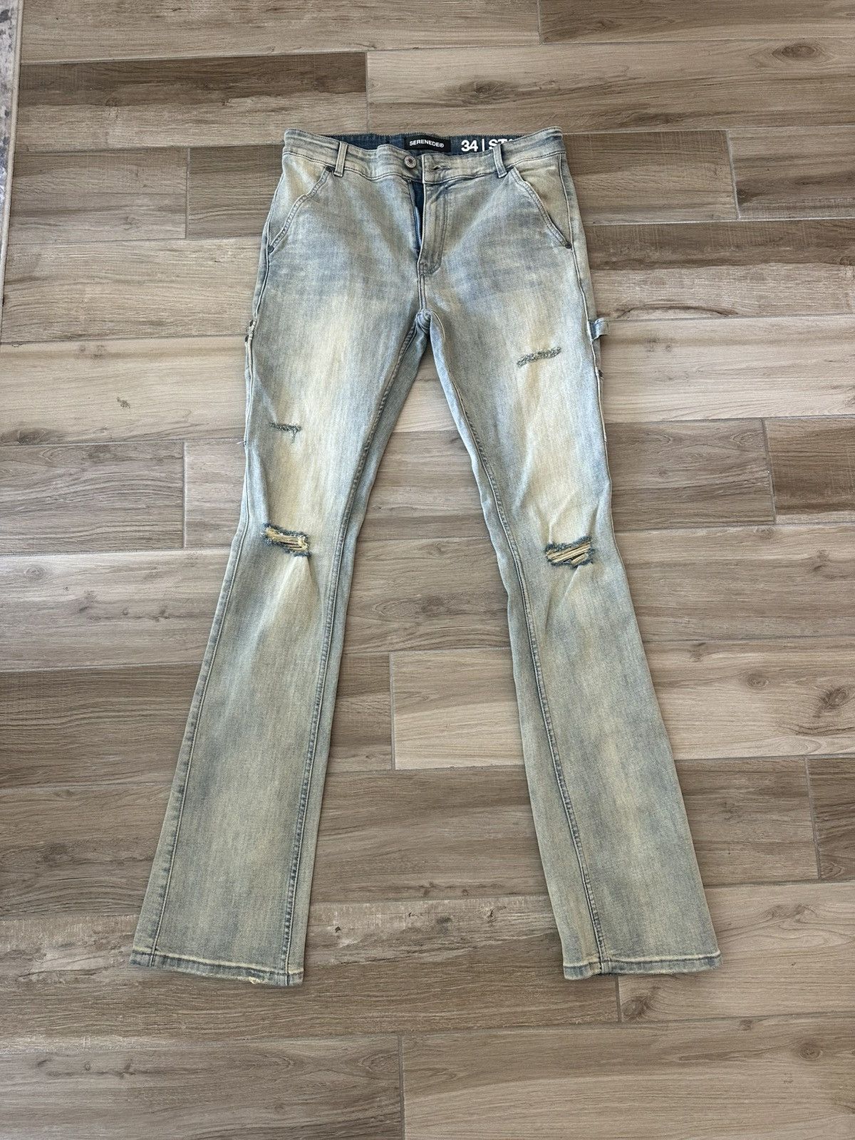 SERENEDE Light Blue Serenede Jeans Size US 34 / EU 50 - 1 Thumbnail