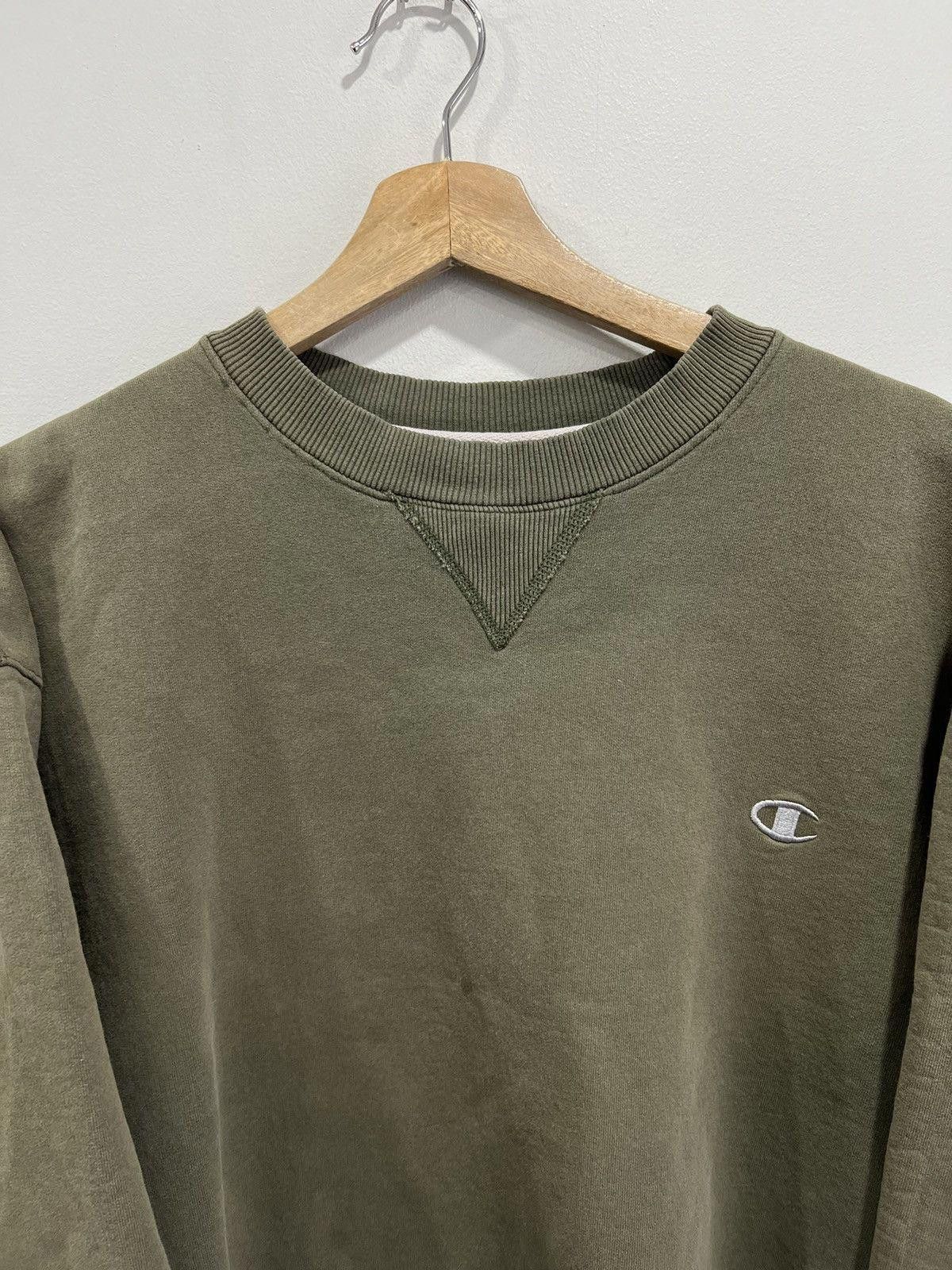 Vintage Vintage Olive Green Champion sweater Size US XXL / EU 58 / 5 - 4 Thumbnail