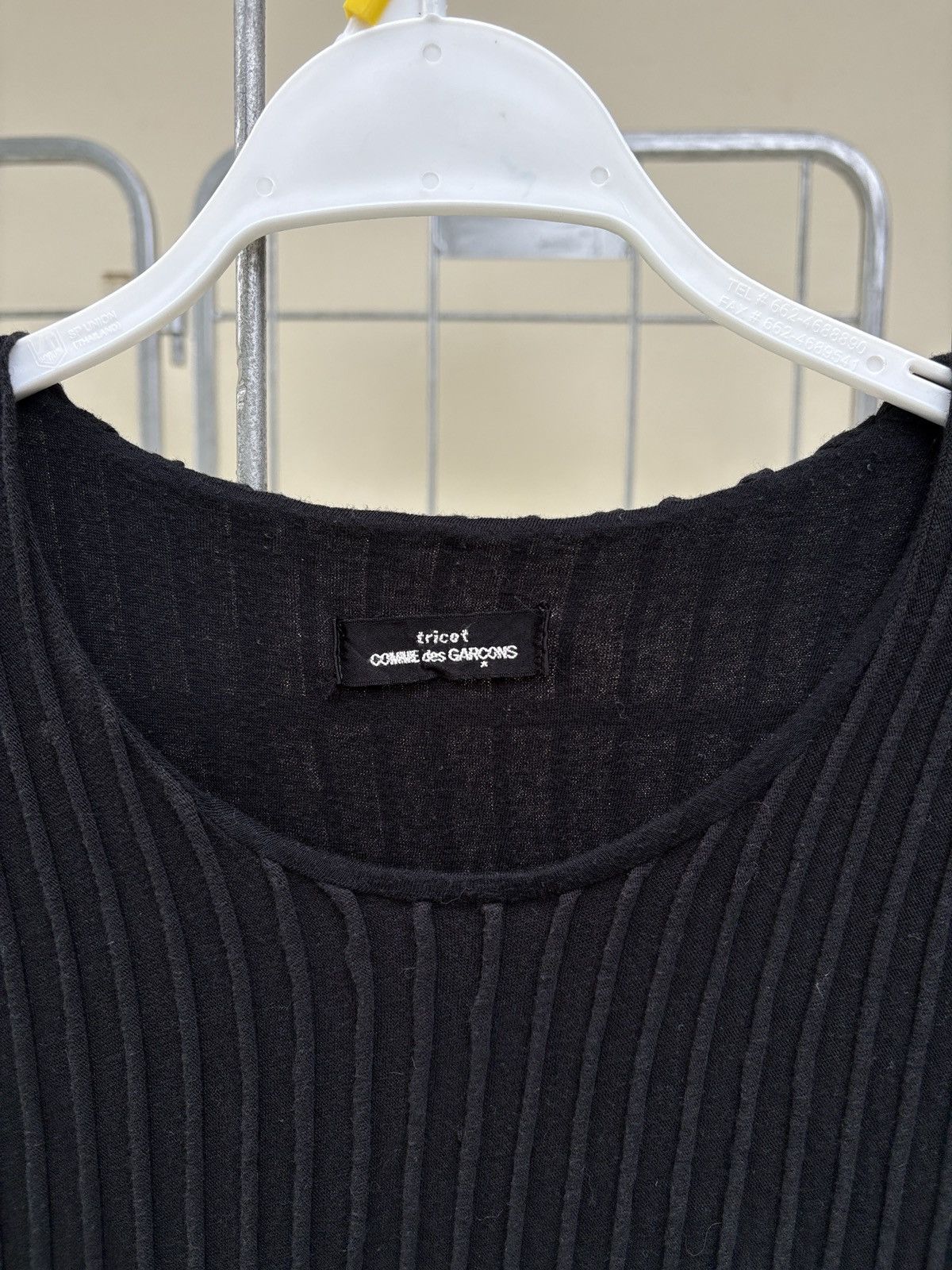 Comme des Garcons Comme des Garcons pleated black T-shirt Size US M / EU 48-50 / 2 - 3 Thumbnail