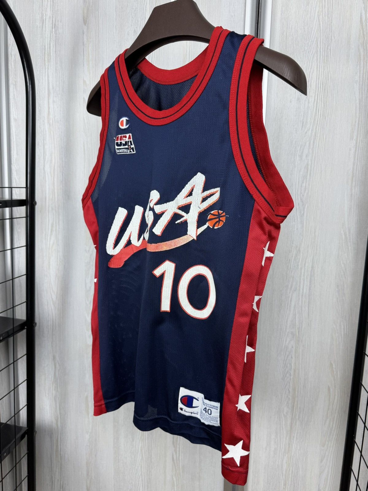 Champion Team USA 1996 Reggie Miller Champion NBA jersey size 40 Size US S / EU 44-46 / 1 - 5 Thumbnail