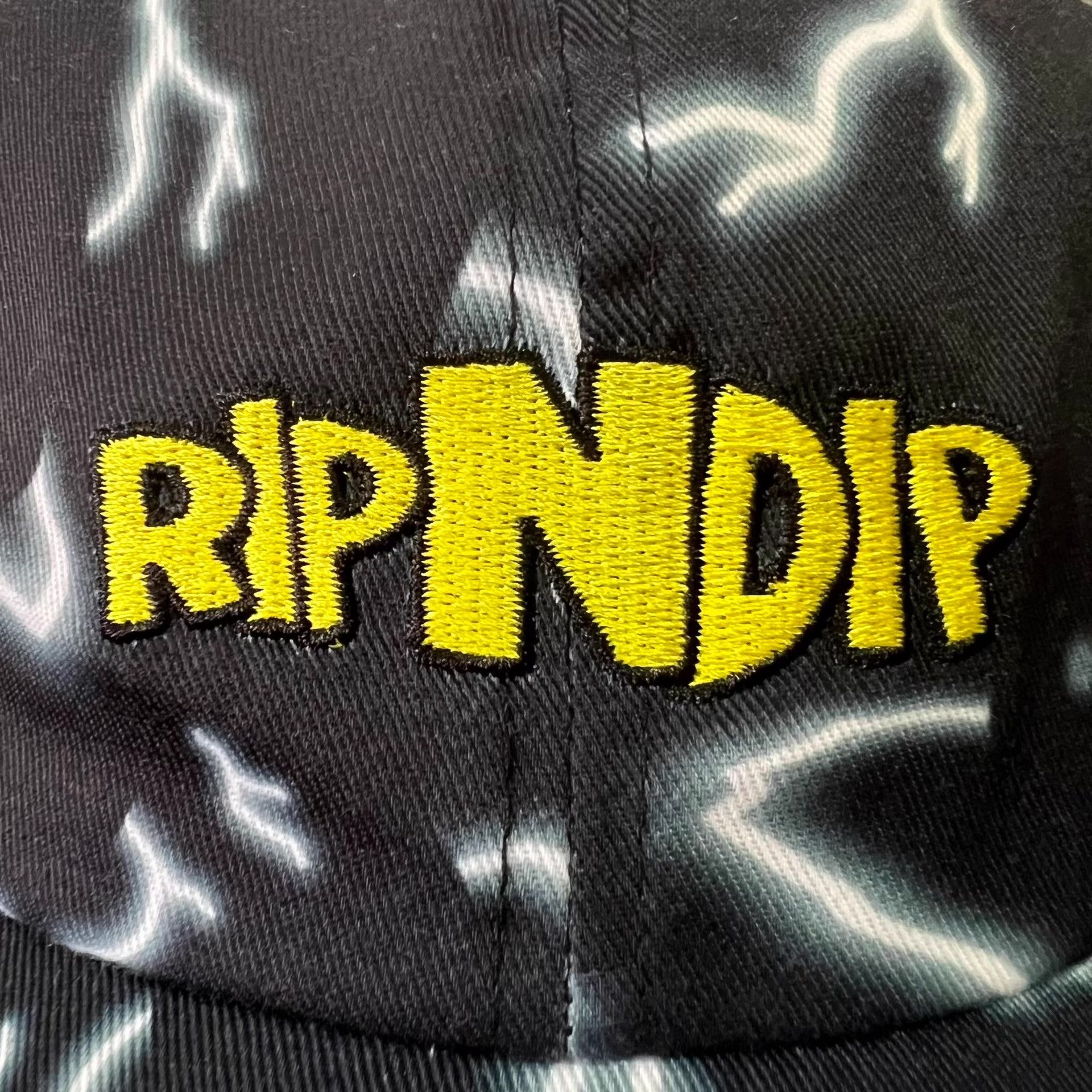 RIPNDIP Ripndipembroideredightningkungfucatcurvedbrimbaseball cap Q7 Size ONE SIZE - 6 Thumbnail