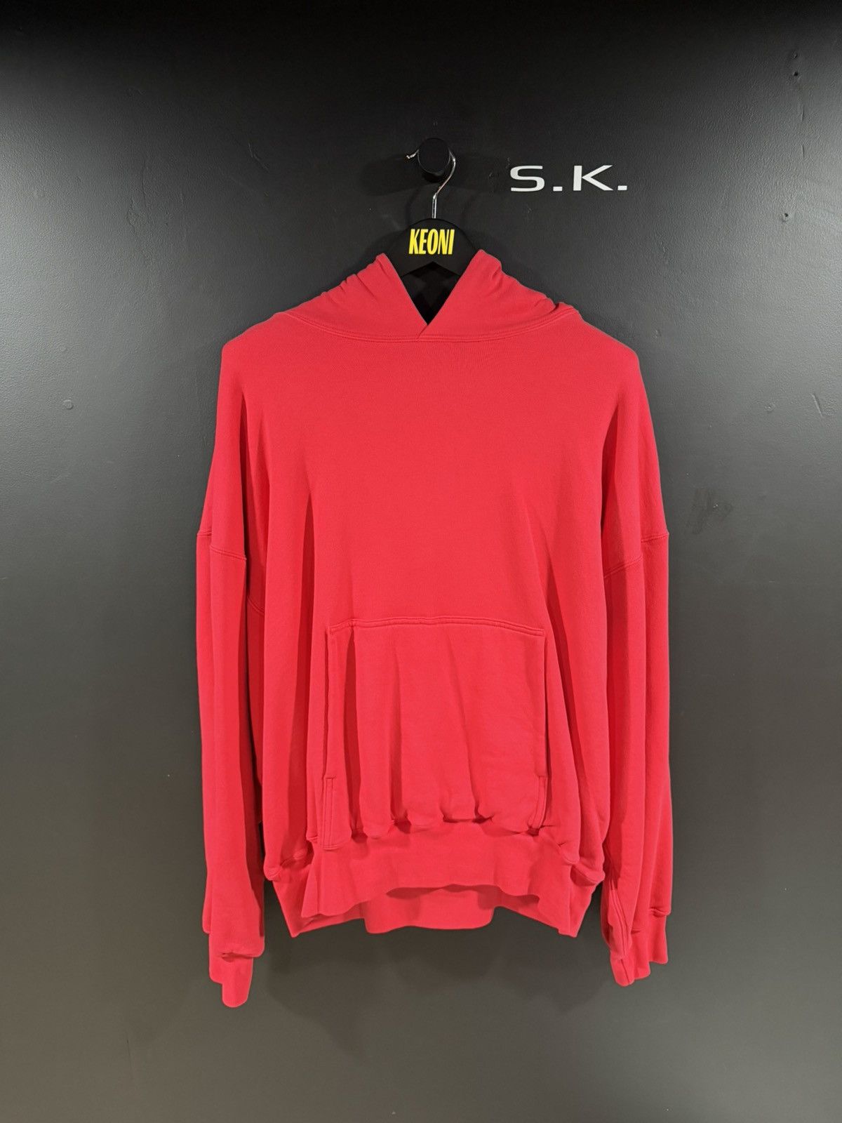Gap × Yeezy Yeezy Gap Kanye West Red Double Layered Perfect Hoodie XXL Size US XXL / EU 58 / 5 - 1 Thumbnail