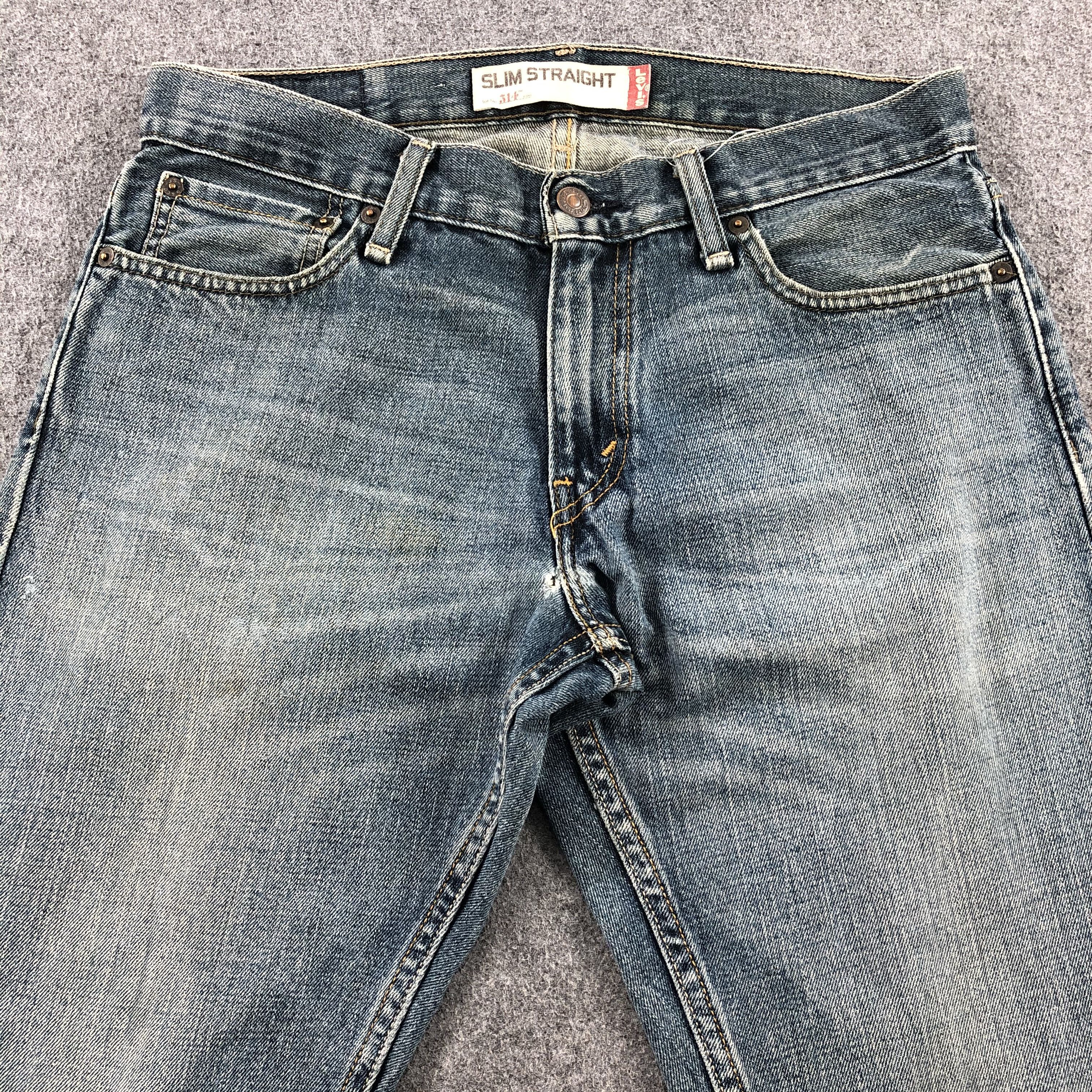 Levi's Vintage Blue Wash Levis 514 Jeans-JM1845 Size US 32 / EU 48 - 3 Thumbnail