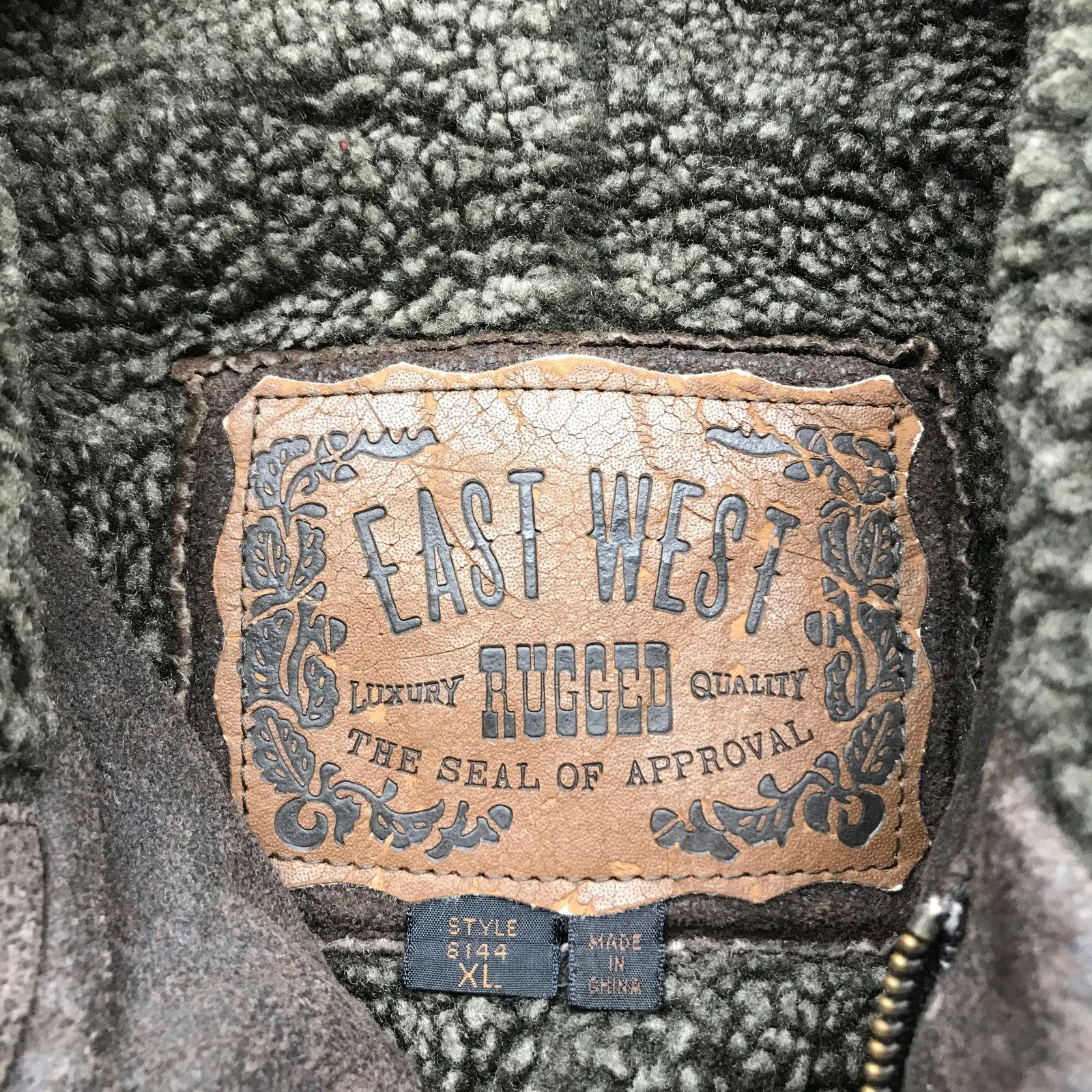 Other VTG East West Rugged Sherpa Lined Genuine Leather Jacket XL Size US XL / EU 56 / 4 - 4 Thumbnail