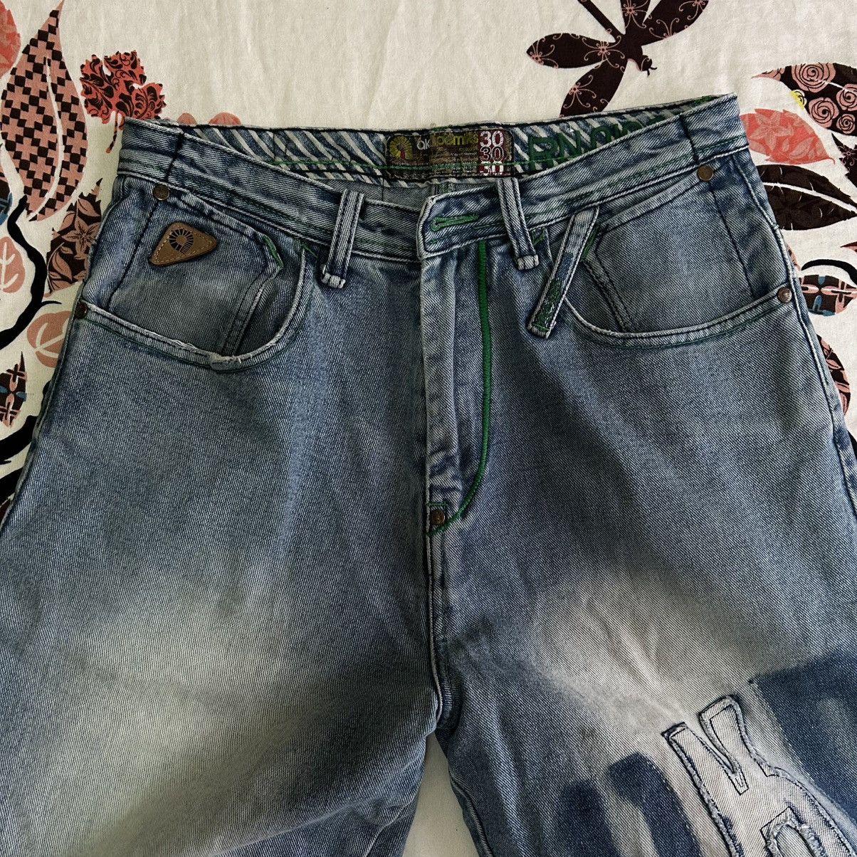 Akademiks Genuine Vintage Y2K Akademics Sick Baggy Jeans 👖 Size US 30 / EU 46 - 6 Thumbnail