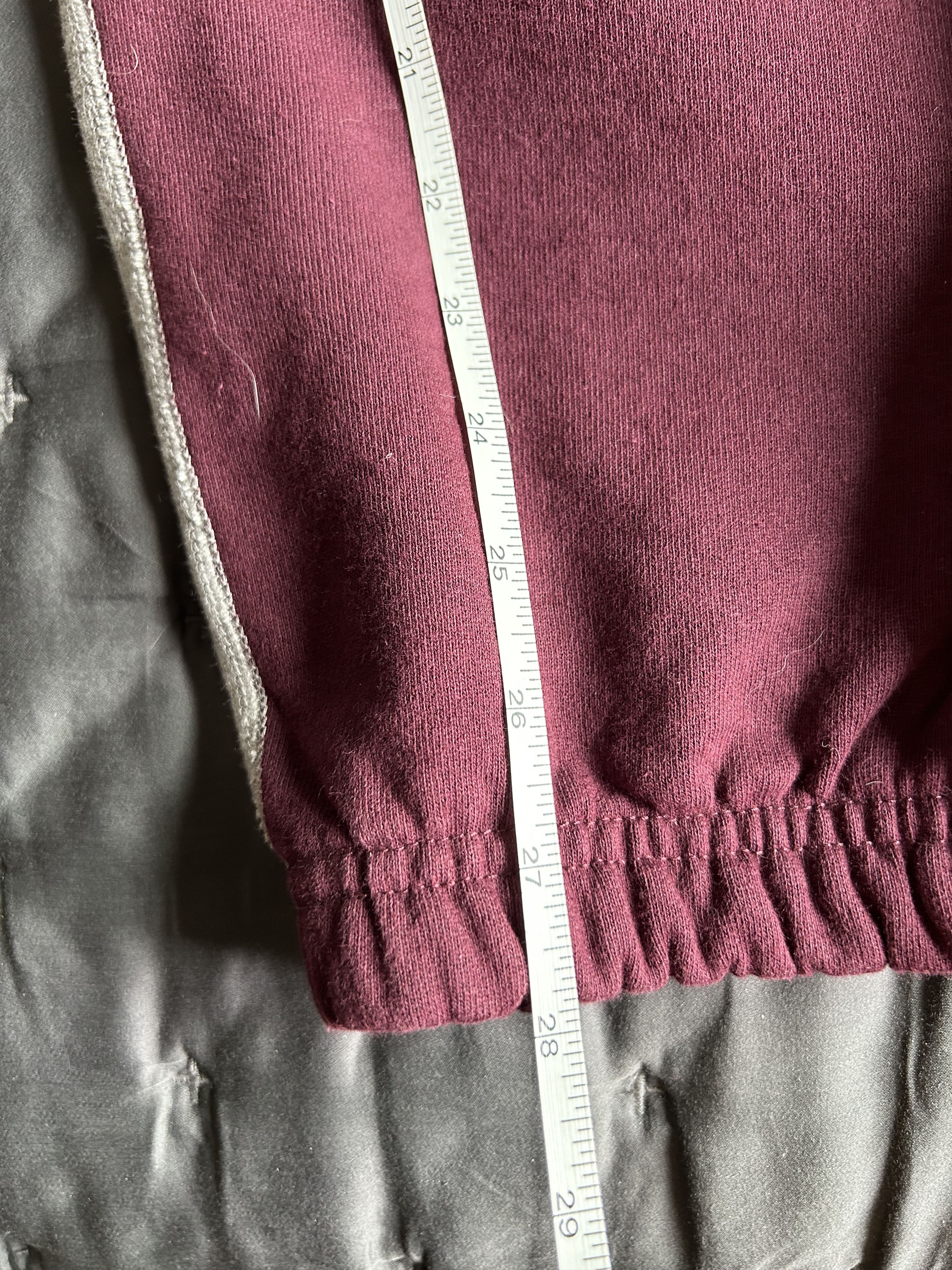 Noah Color Block Sweatpants XL Extra Large Maroon / Grey EUC Size US 36 / EU 52 - 8 Thumbnail