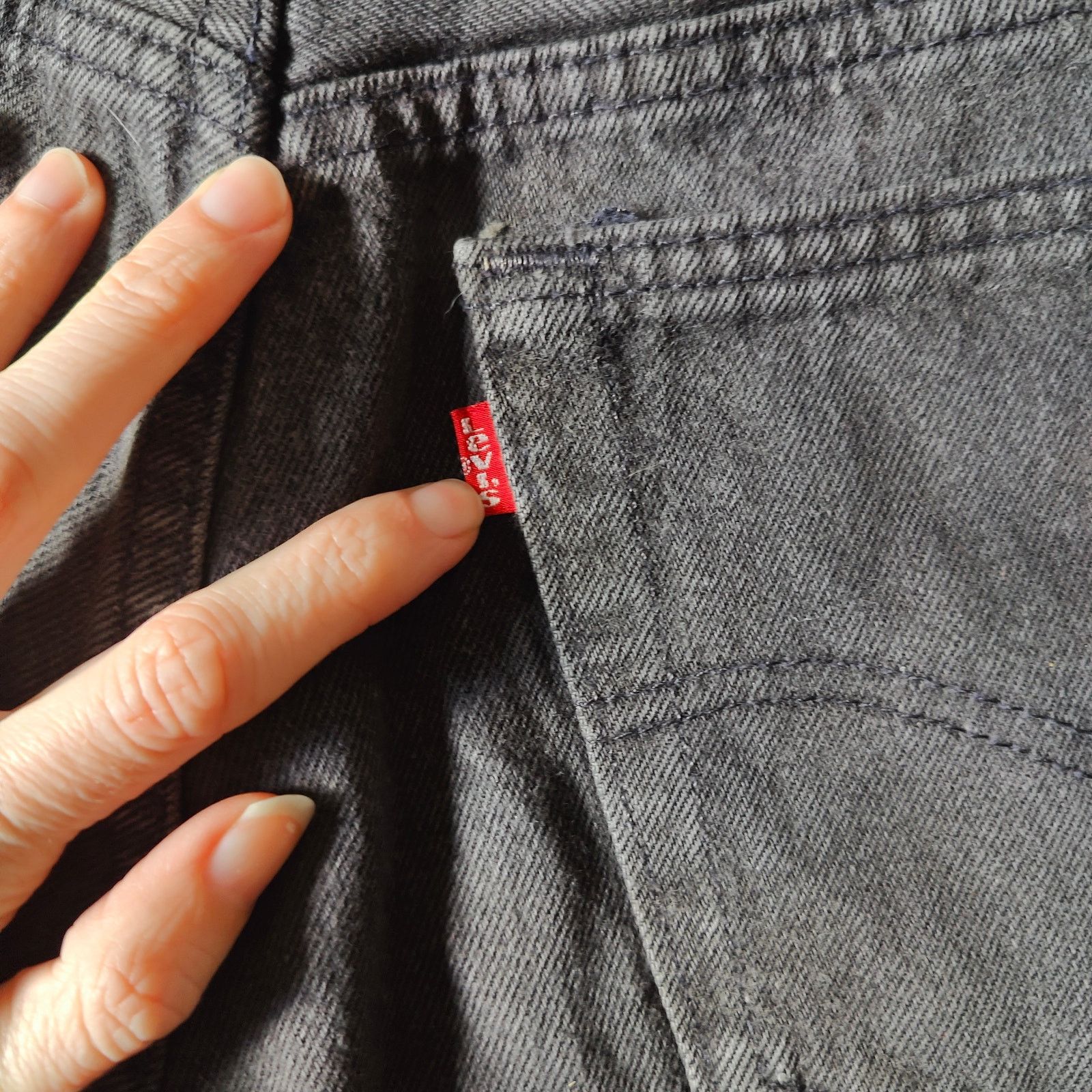 Levi's Vintage Levi's 501 Jean Shorts Womens 32 Black Wash Cut Offs Size 32" / US 10 / IT 46 - 11 Thumbnail
