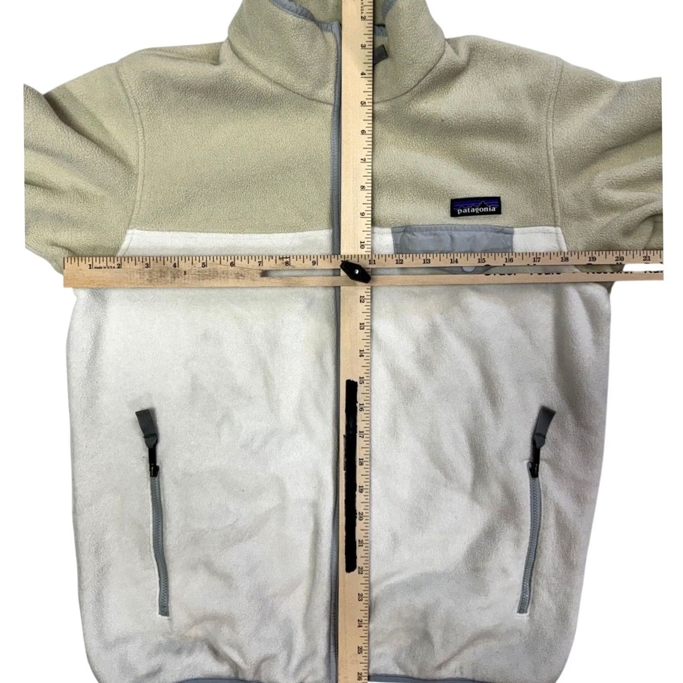 Patagonia Patagonia Women's Fleece Pullover Jacket Beige White Size M Size M / US 6-8 / IT 42-44 - 3 Thumbnail