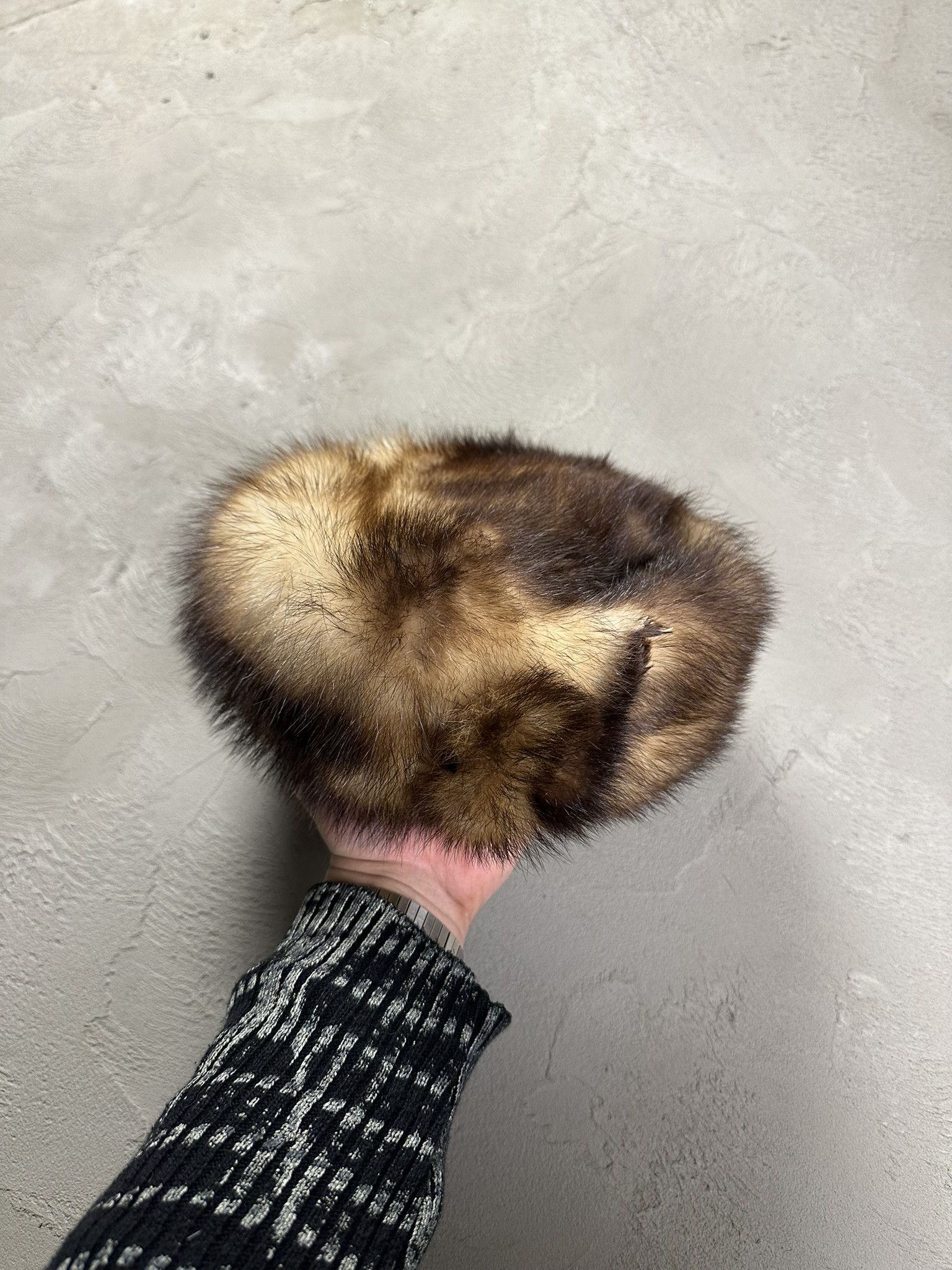Vintage 80s Vintage Real Fox Fur Slavic Soviet Hat Size ONE SIZE - 1 Thumbnail