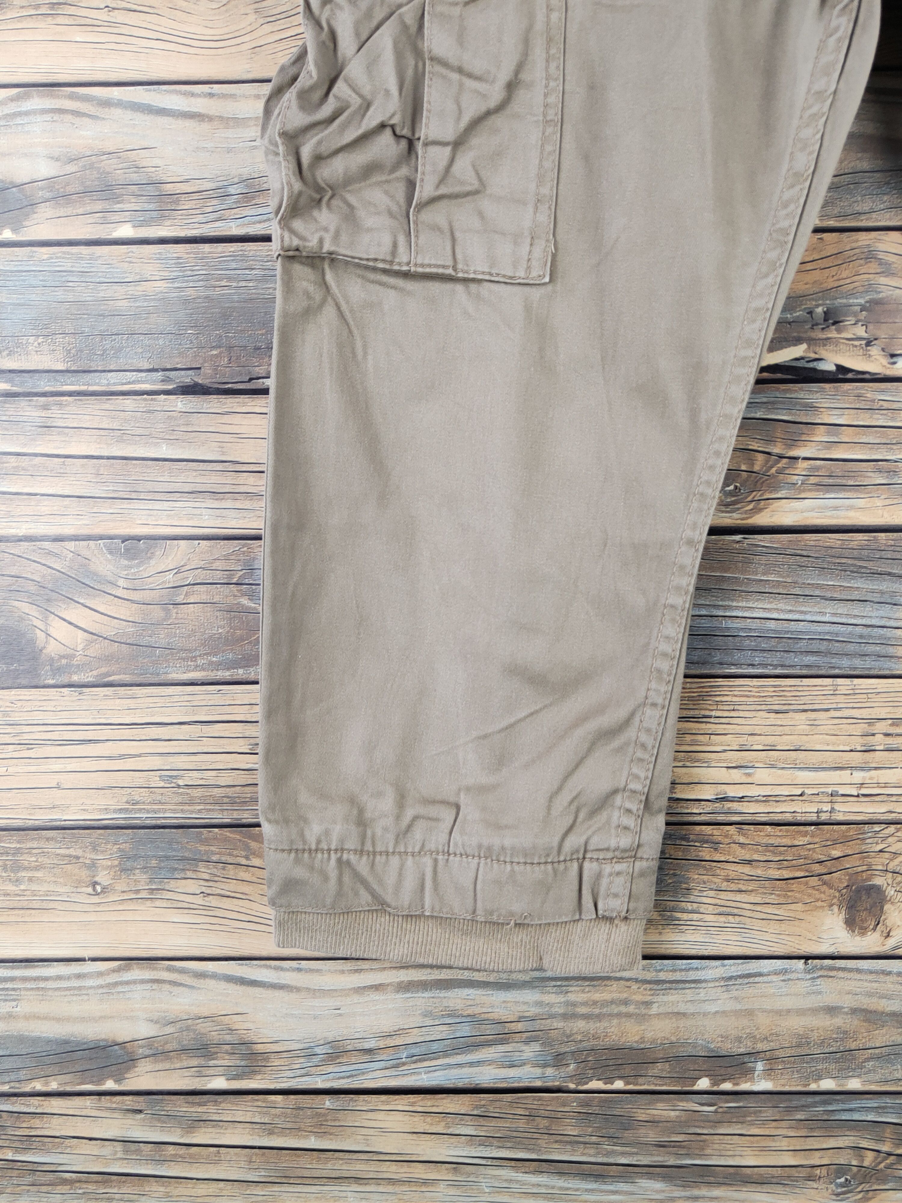 Japanese Brand DL Dominate double waist Beige Multipocket Cargo Pants #1957 Size US 32 / EU 48 - 4 Thumbnail