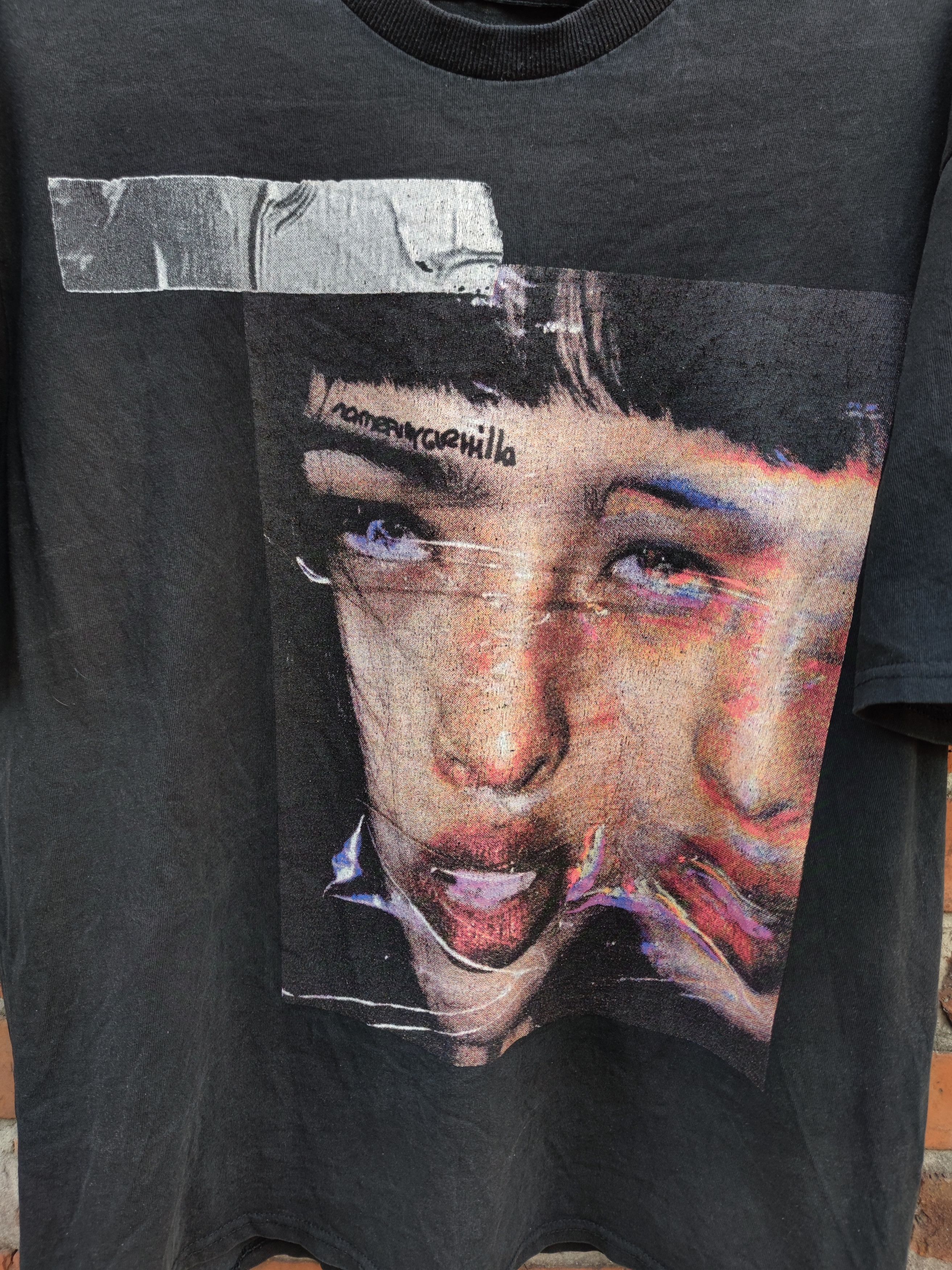 Rap Tees Name Funny Guerilla mens Black Garment Dyed Streetwear tee Size US M / EU 48-50 / 2 - 2 Thumbnail