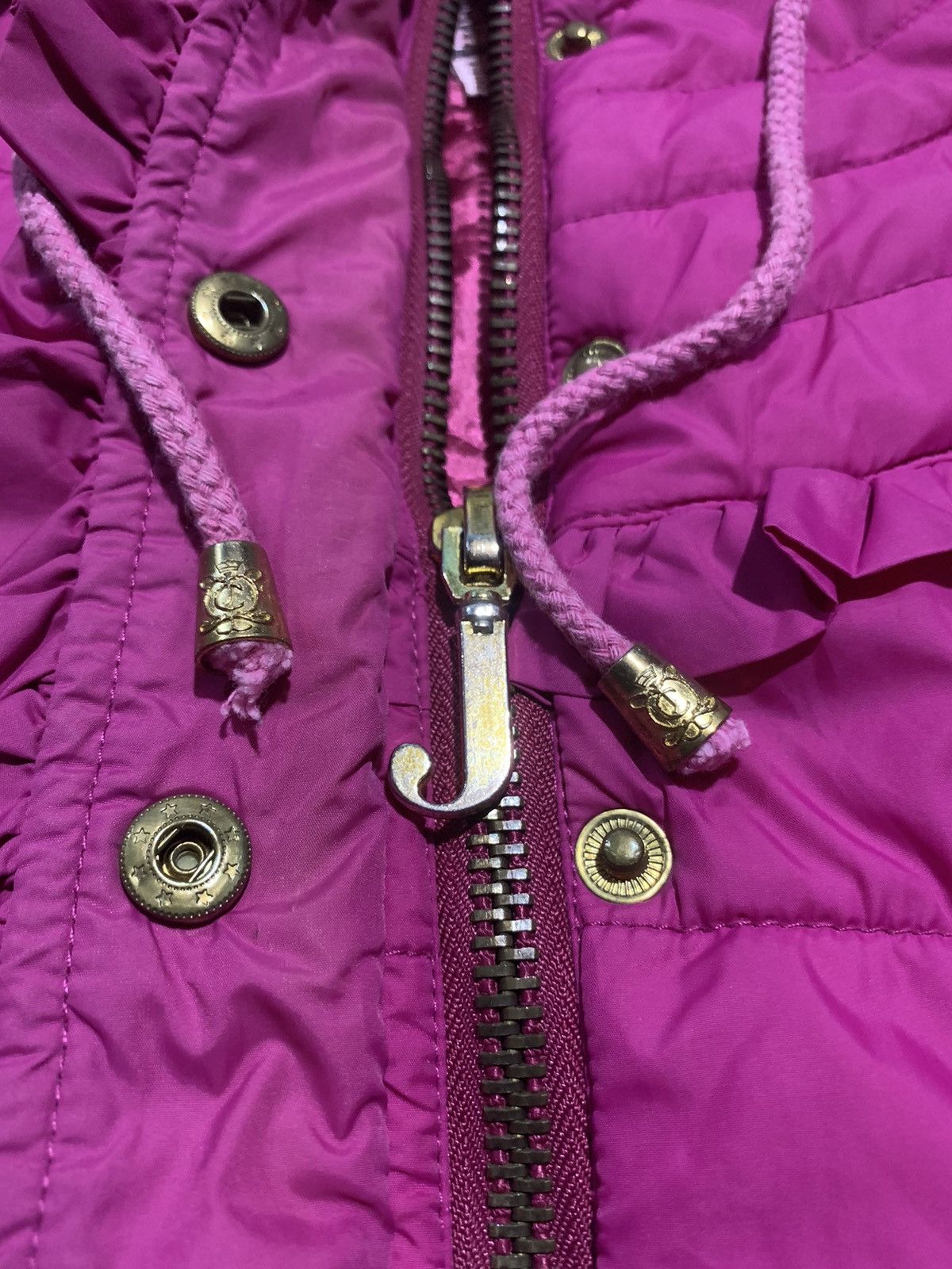 Juicy Couture × Juicy Couture Jeans Juicy Couture puffer fur jacket embroidery Size M / US 6-8 / IT 42-44 - 6 Thumbnail