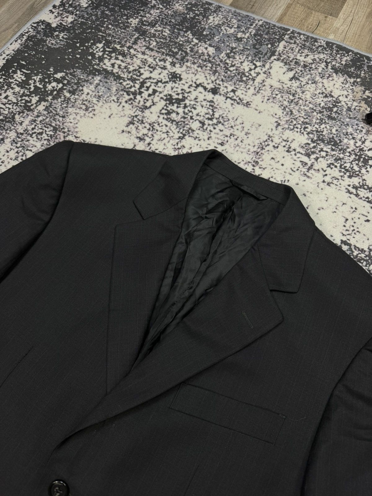 Balmain Balmain Suit Jacket blazer grey Wool Vintage M Size 50R - 3 Thumbnail