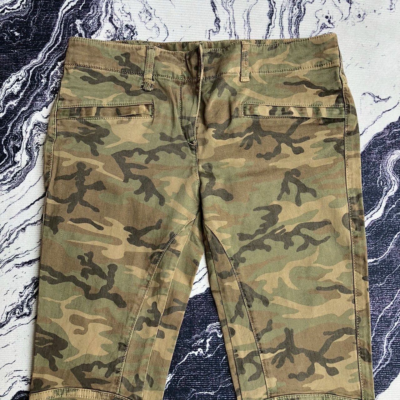 R13 R13 Moto Pants Camouflage Made in Italy Size 25 (Fits 29) Size 29" - 2 Thumbnail