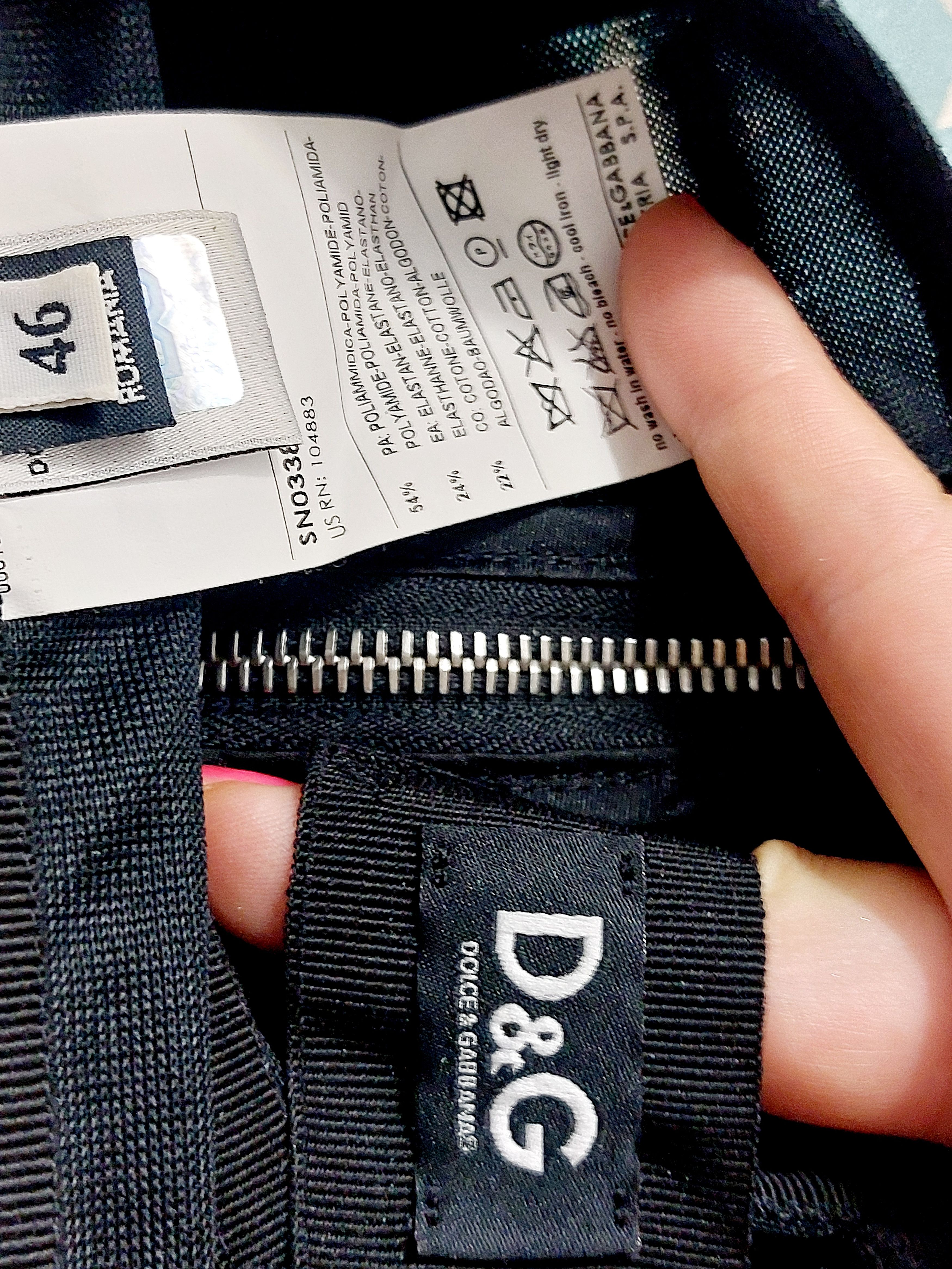 Dolce & Gabbana D&G Dolce & Gabbana Gingham Check Chekered Corset Size L / US 10 / IT 46 - 9 Thumbnail
