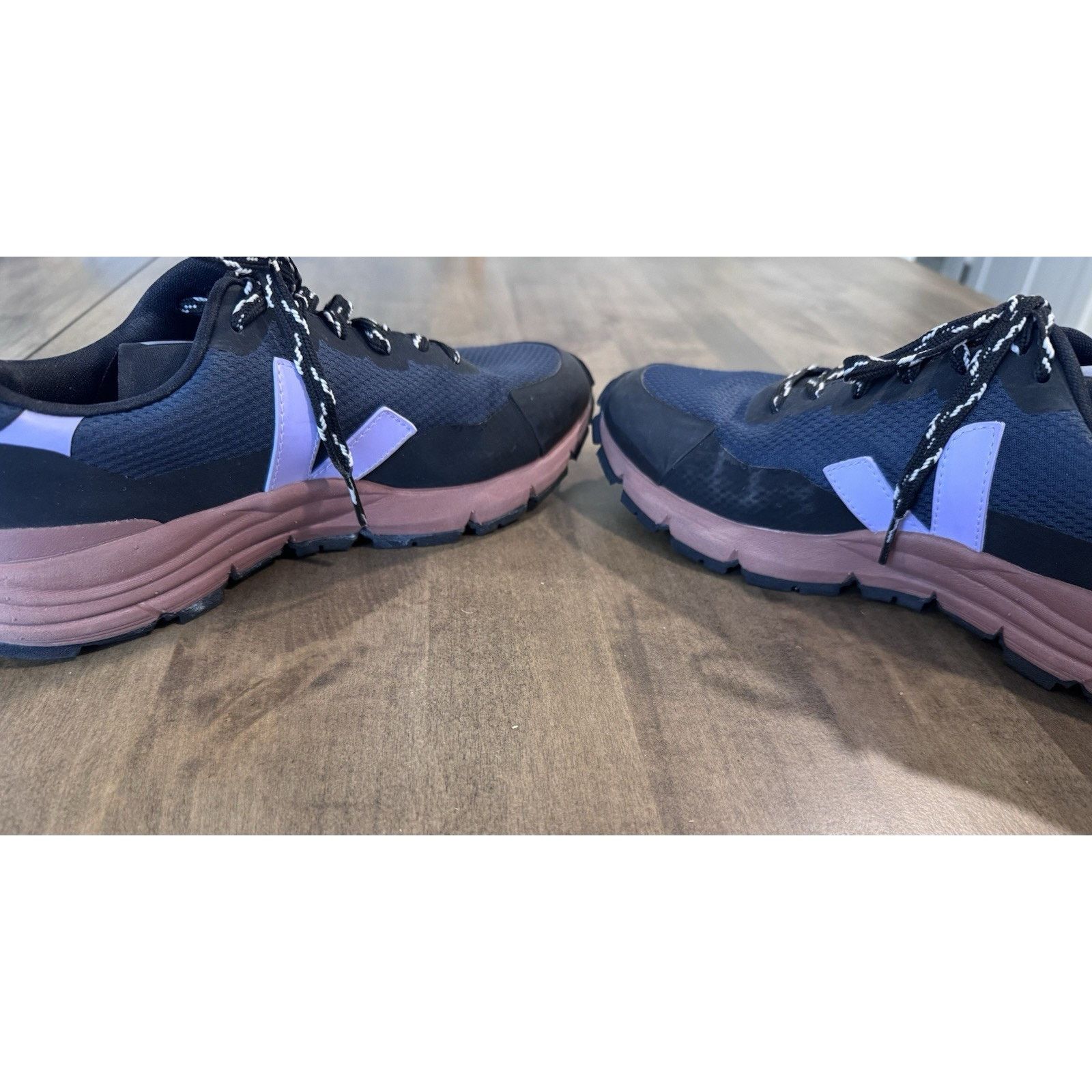 Veja VEJA Dekkan Alveomesh Blue Lavender Vibram Mauve Sole 40/9 Size US 9 / IT 39 - 7 Thumbnail