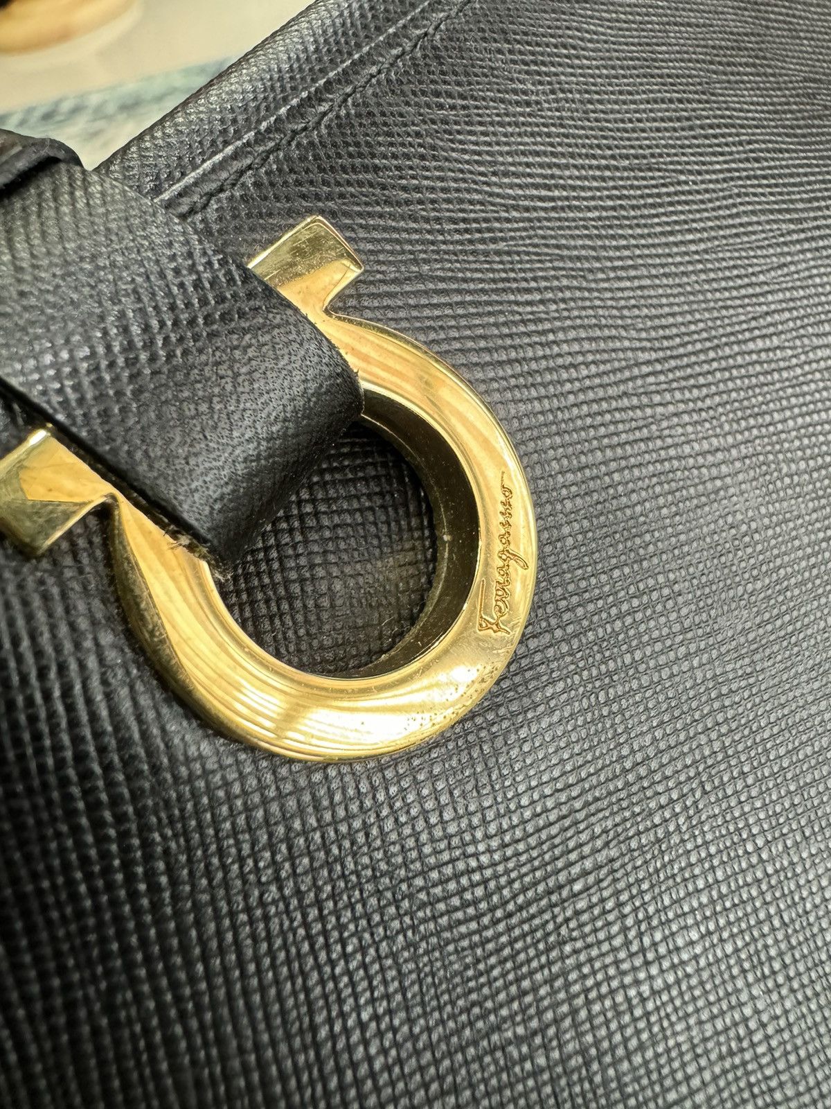 Designer × Salvatore Ferragamo SALVATORE FERRAGAMO LEATHER EVENING HANDLE BAG Size ONE SIZE - 3 Thumbnail