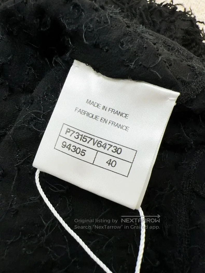 Chanel Chanel 22A black tassel diamond button long-sleeved jacket Size S / US 4 / IT 40 - 6 Thumbnail