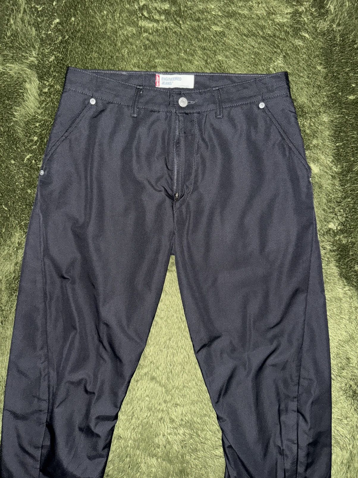 Levi's [32] Levi’s Japan Engineered Jeans Poly Work Pants Black Size US 32 / EU 48 - 7 Thumbnail