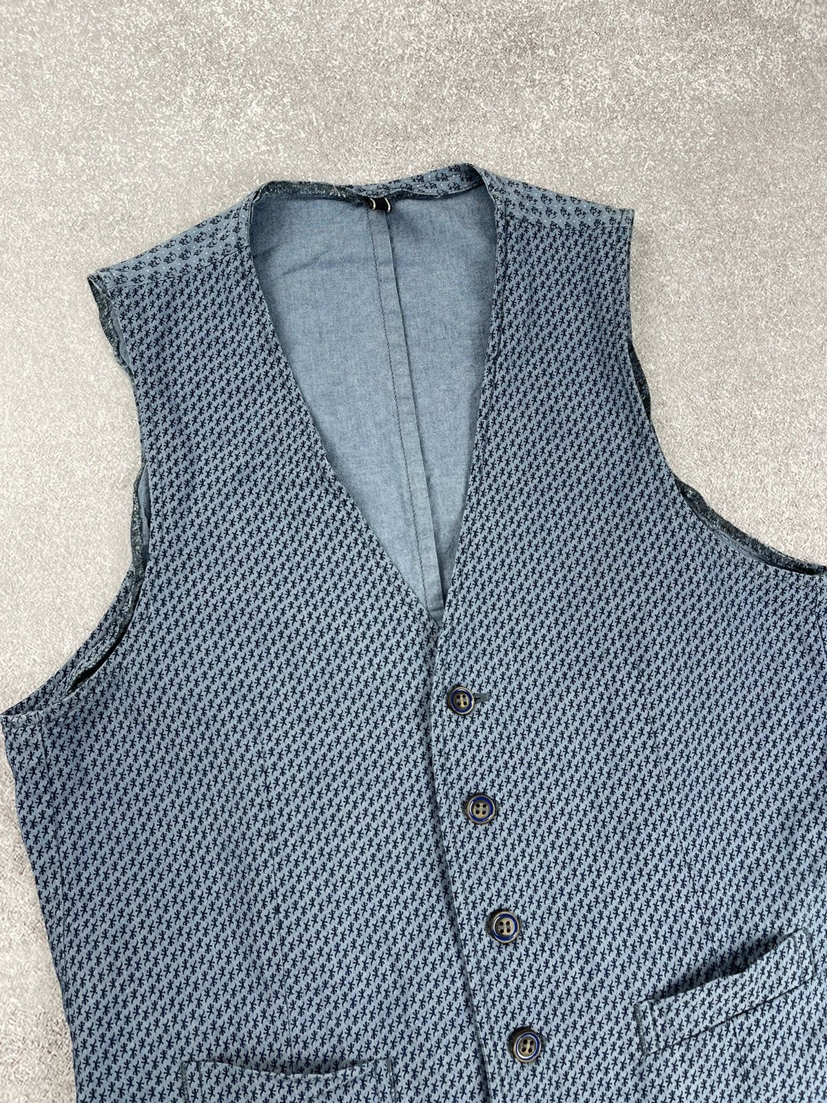 L.B.M. 1911 L.B.M. 1911 Waistcoat Sleeveless Gilet Vest 46R Size 46R - 2 Thumbnail