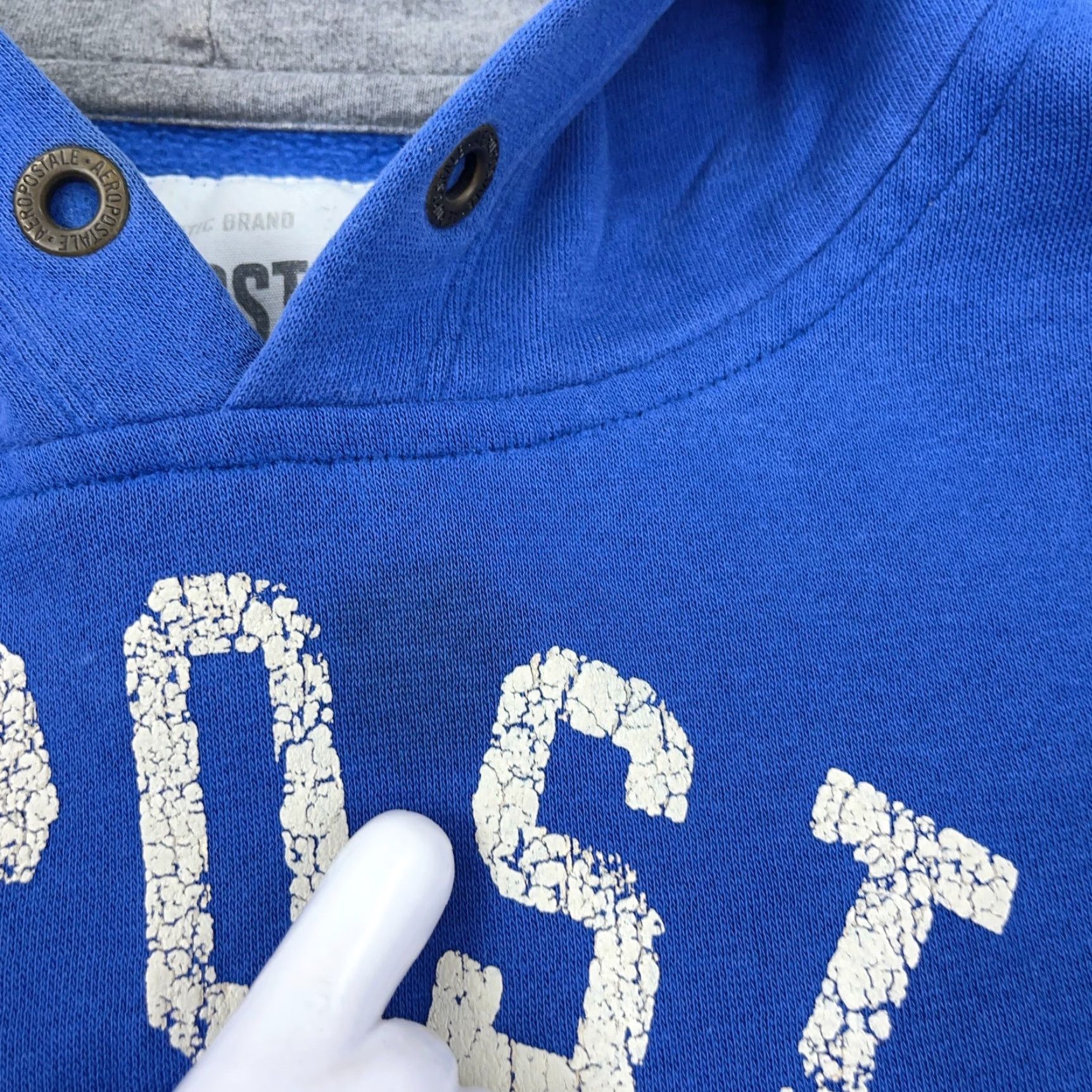 Aeropostale Vintage Aeropostale Hoodie Men XL Blue Pullover Sweatshirt Spellout Gym Size US XL / EU 56 / 4 - 6 Thumbnail
