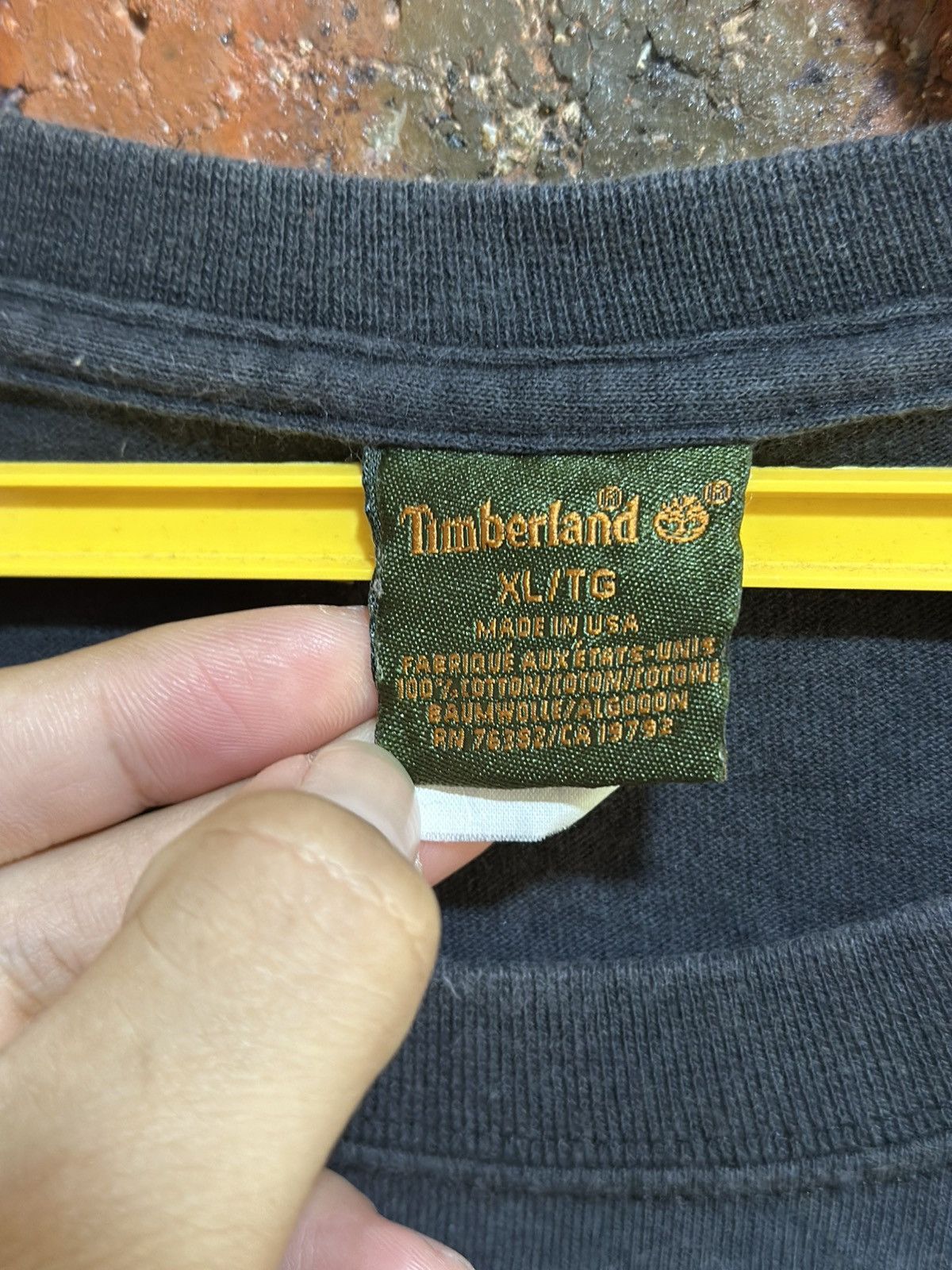 Timberland × Vintage Vintage Timberland Big Logo Faded Tee Size US XL / EU 56 / 4 - 5 Thumbnail