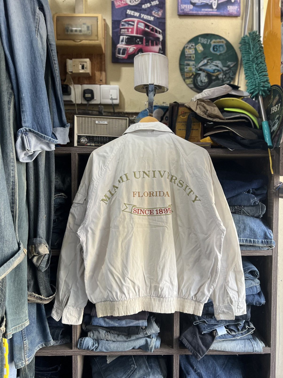 Other 🔥Vintage Miami University Zipper Jacket Size US XL / EU 56 / 4 - 1 Thumbnail