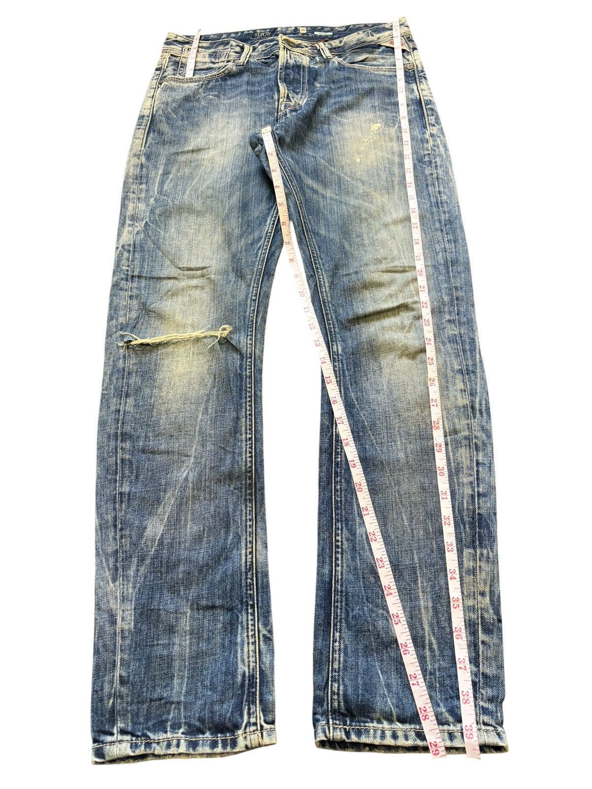 Replay Vintage Replay Leena Faded Wash Distressed Jeans Size 30" / US 8 / IT 44 - 7 Thumbnail