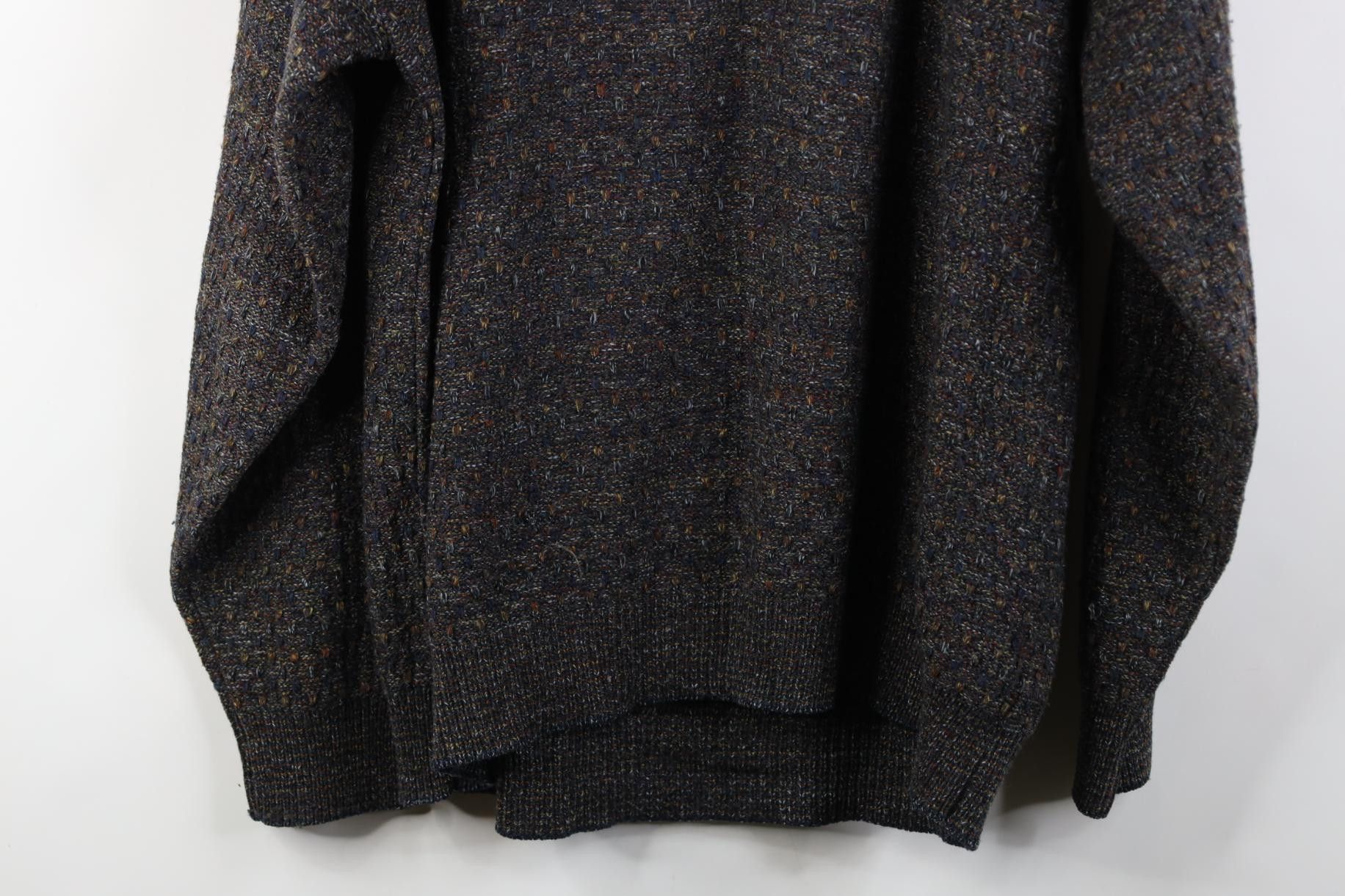 Vintage Vintage 90s Streetwear Fleck Knit Crewneck Sweater USA Size US XL / EU 56 / 4 - 12 Thumbnail