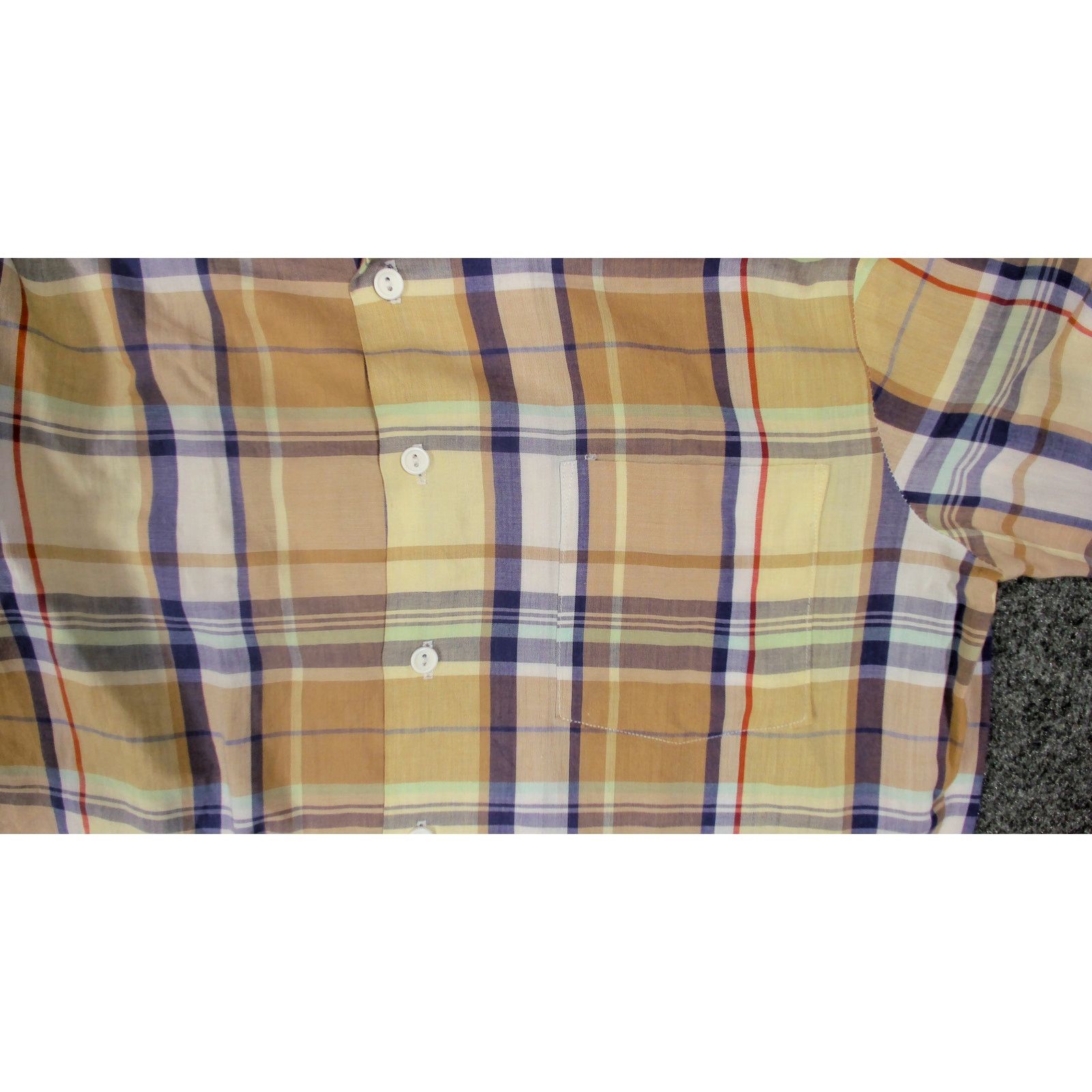 Vintage Vintage 1970s California Plus Boxy Camp Collar Plaid Shirt Size US M / EU 48-50 / 2 - 7 Thumbnail