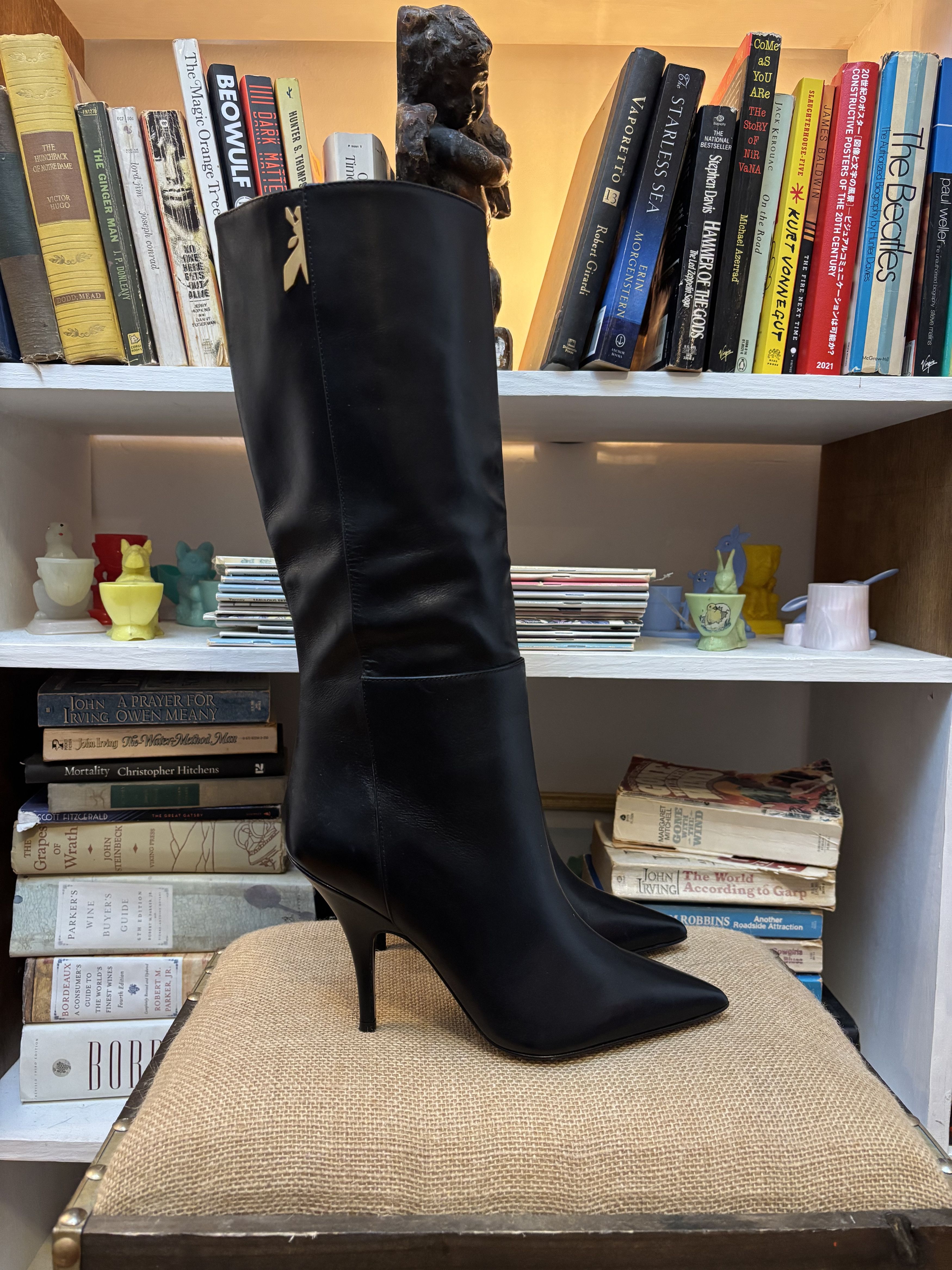 Patrizia Pepe Patrizia Pepe black leather boots Size US 6 / IT 36 - 1 Thumbnail