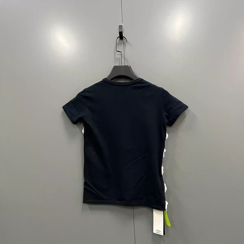 Prada Prada Size 36 Front floral embroidery short sleeves 2502-N Size US XS / EU 42 / 0 - 2 Thumbnail